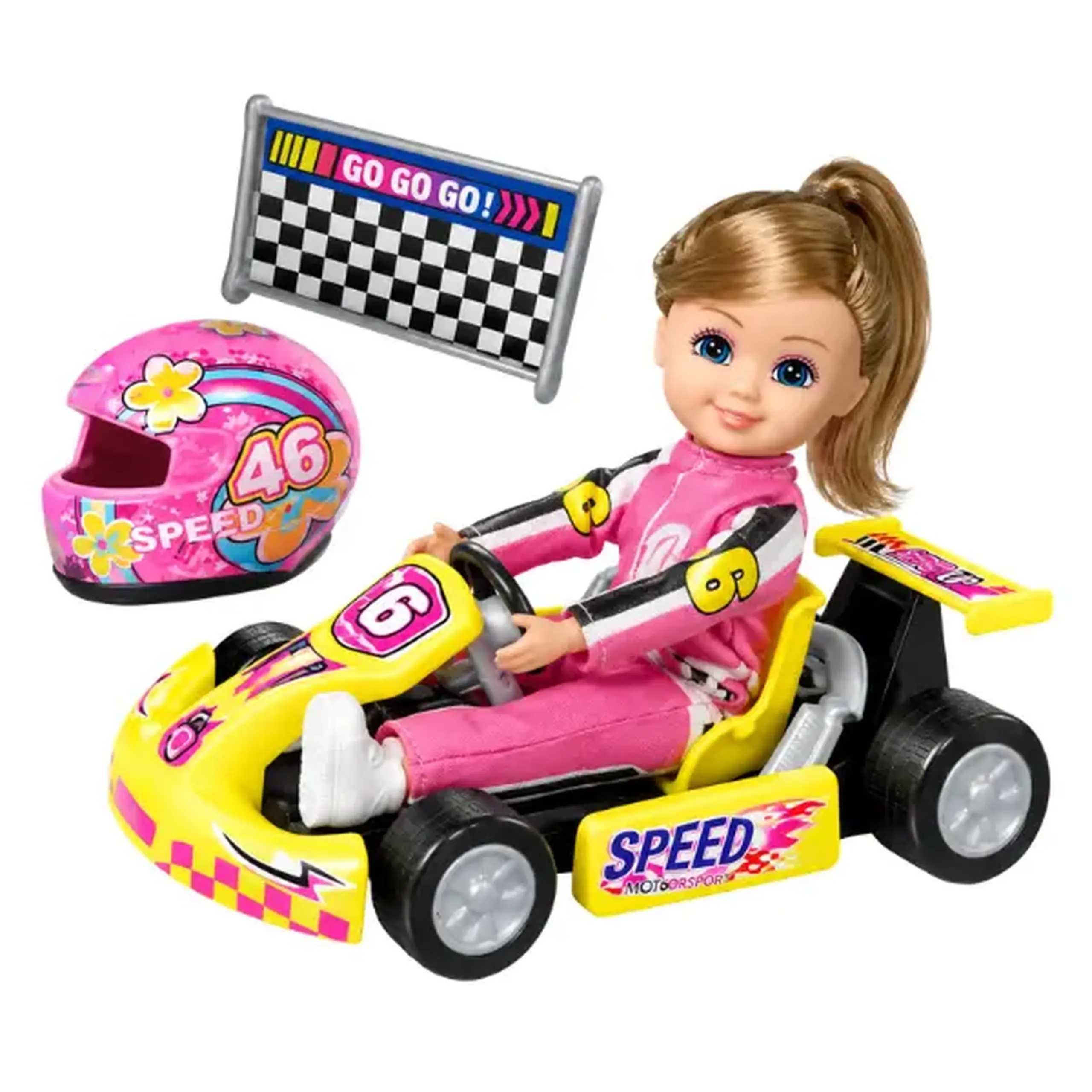 #05 Păpușă „Nini Love” cu kart, 14 cm
