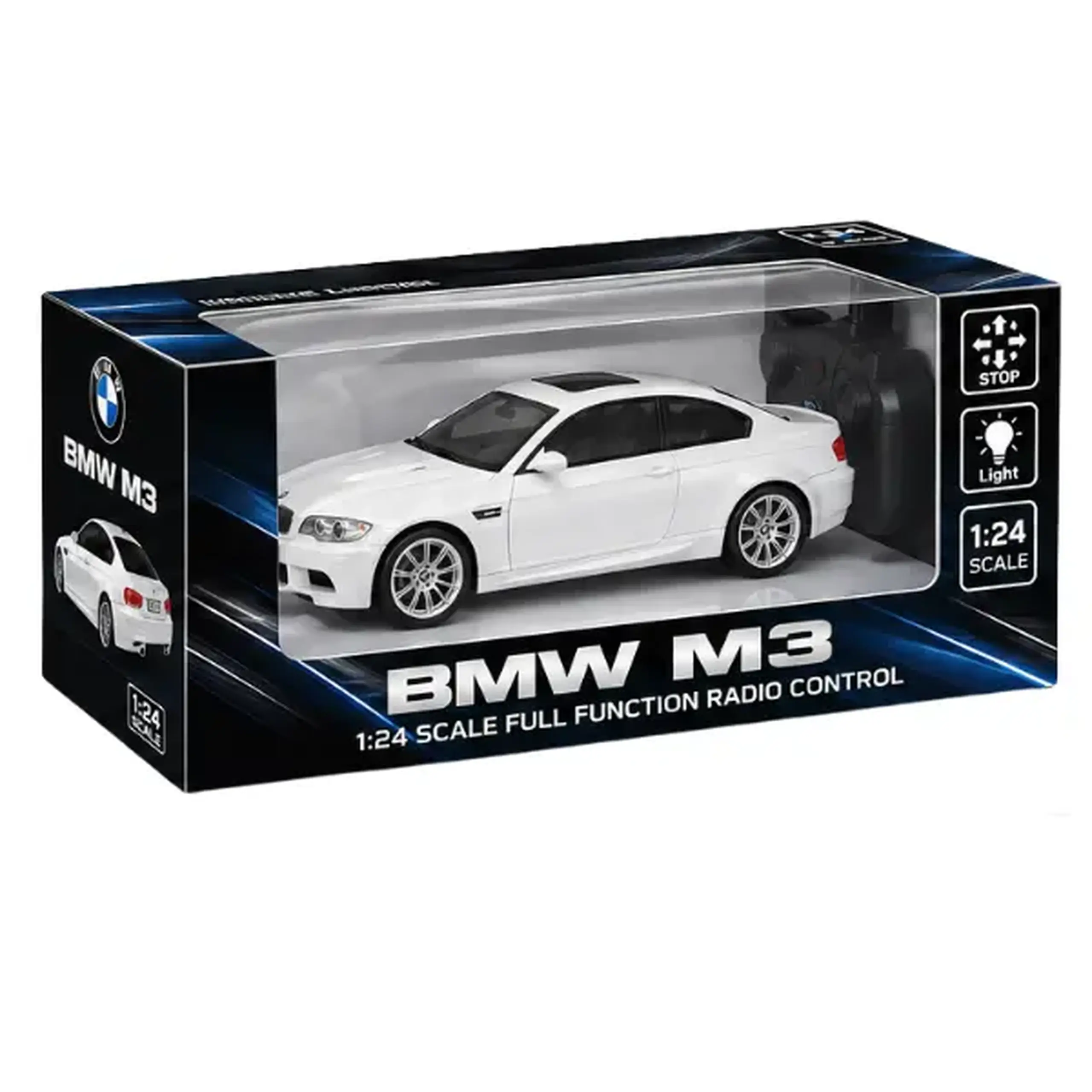 1:18 BMW M3 cu telecomandă, 3 culori