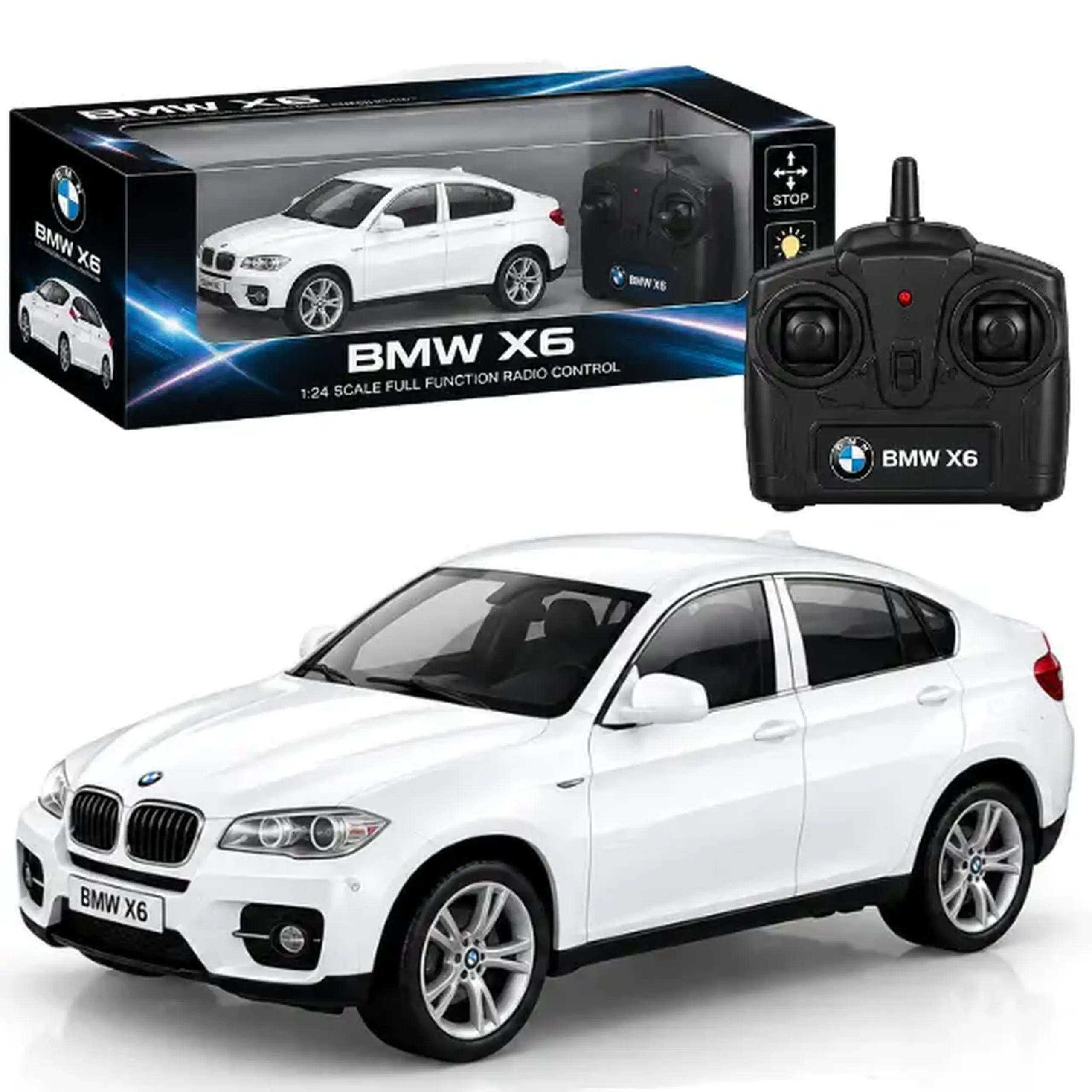 1:24 BMW X6 cu telecomandă, 3 culori