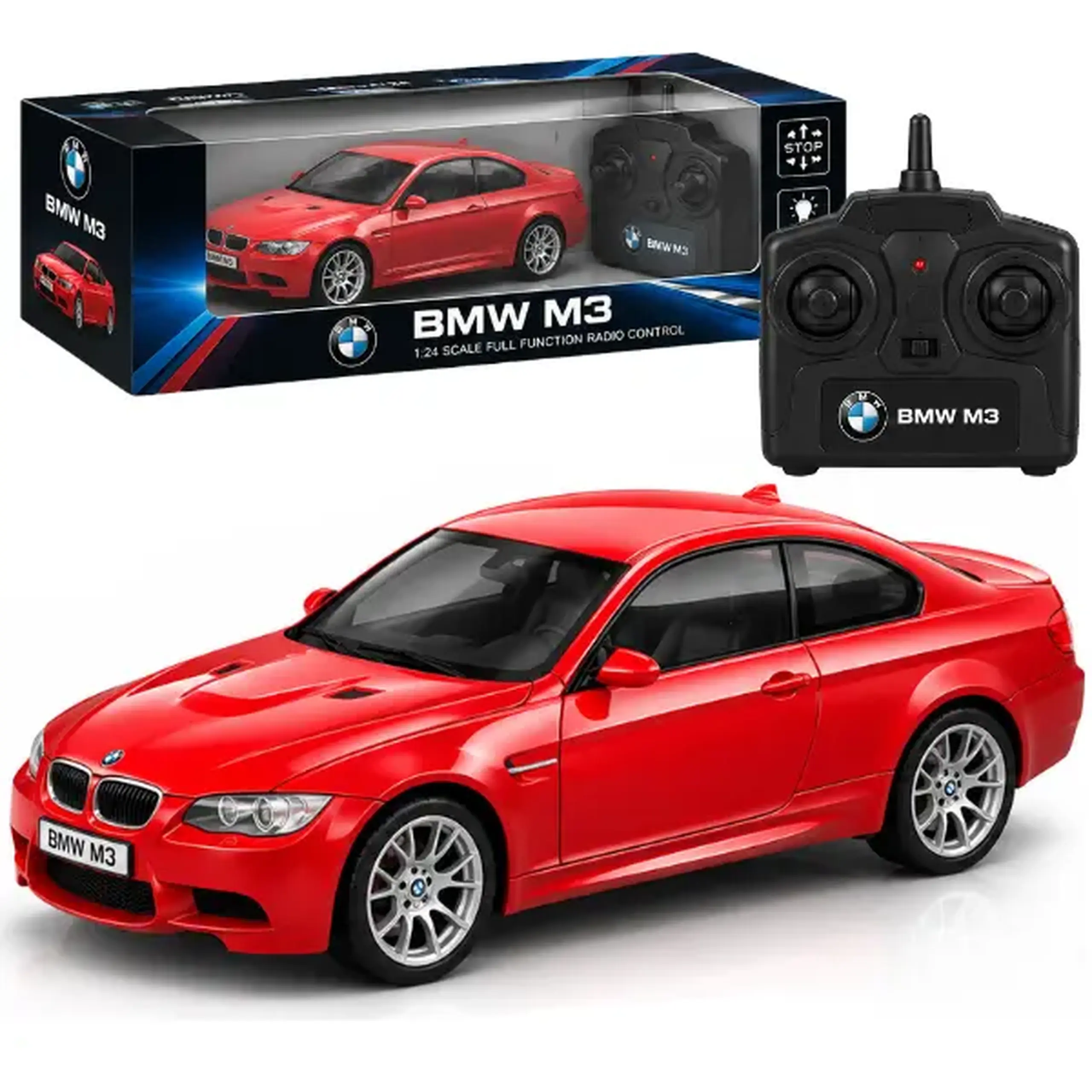 1:24 BMW M3 cu telecomandă, 3 culori