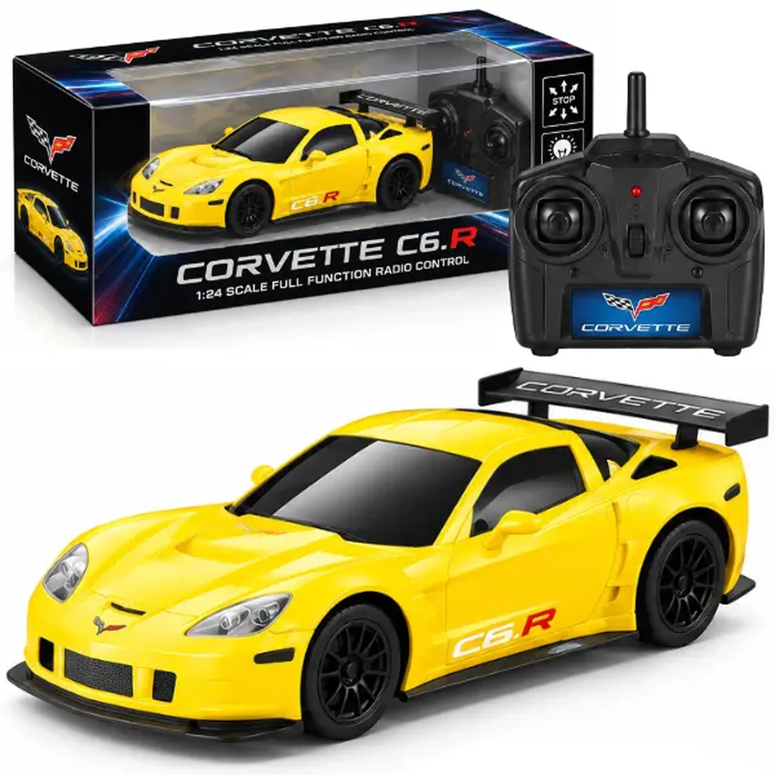 1:24 Corvette Racing C6.R cu telecomandă, 3 culori
