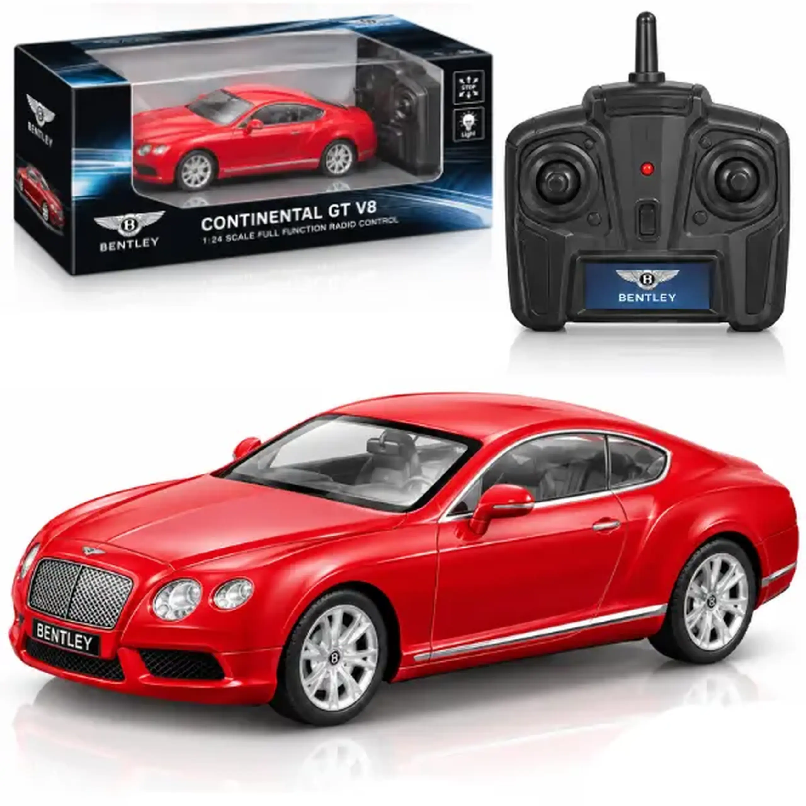 1:24 Bentley GT V8 cu telecomandă, 3 culori