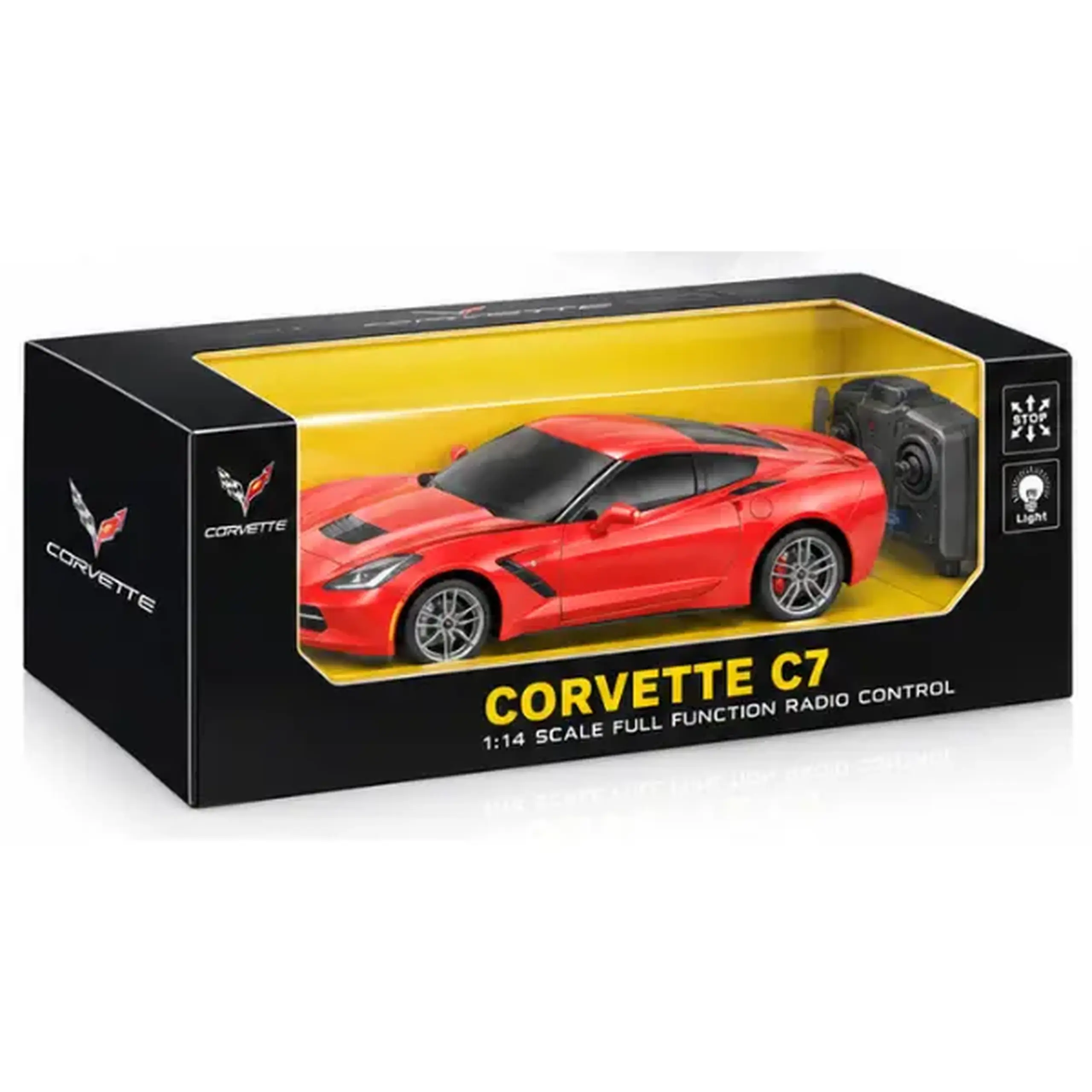 1:24 Chevrolet Corvette C7 cu telecomandă, 3 culori