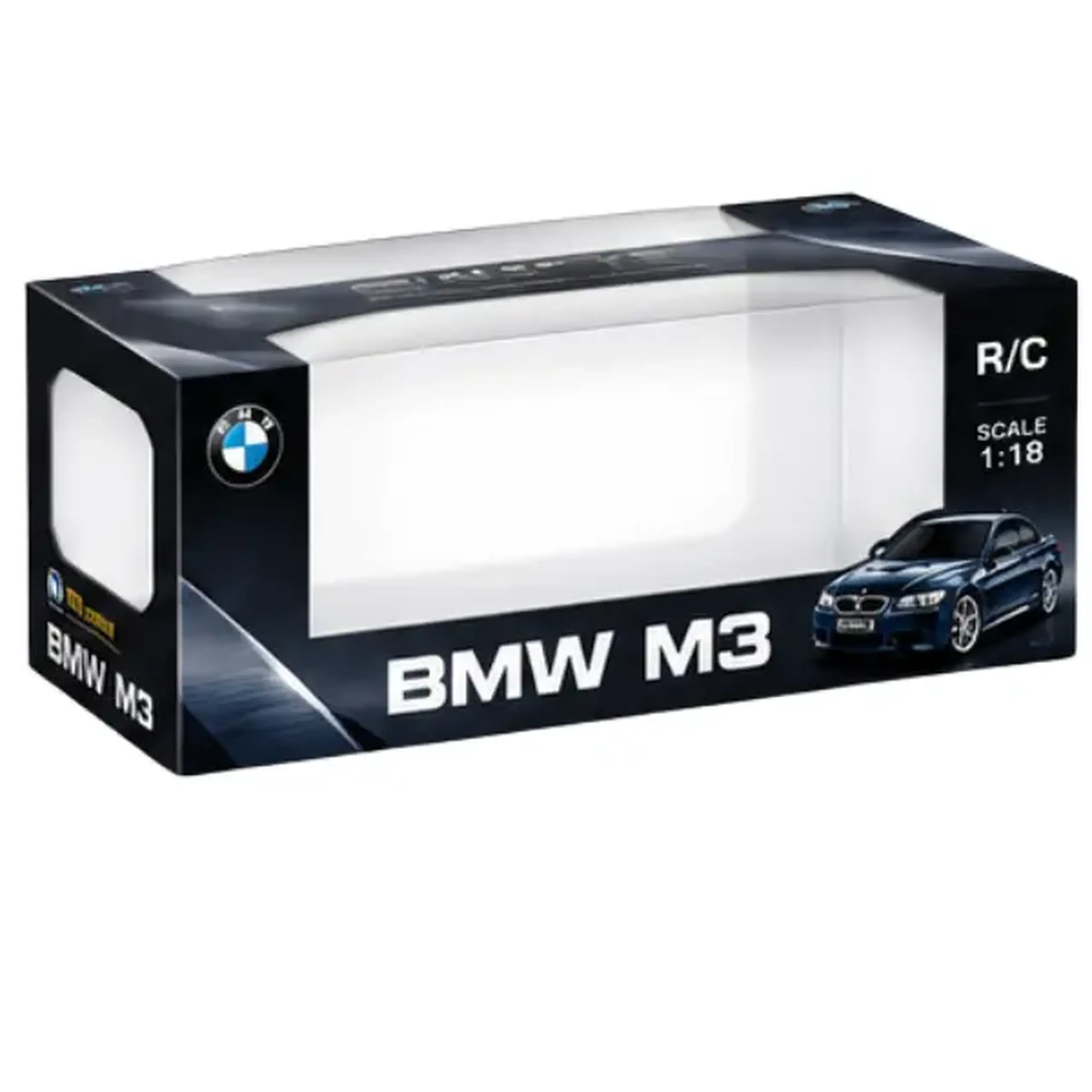 1:28 BMW M3 cu telecomandă, cu efecte luminoase, 3 culori