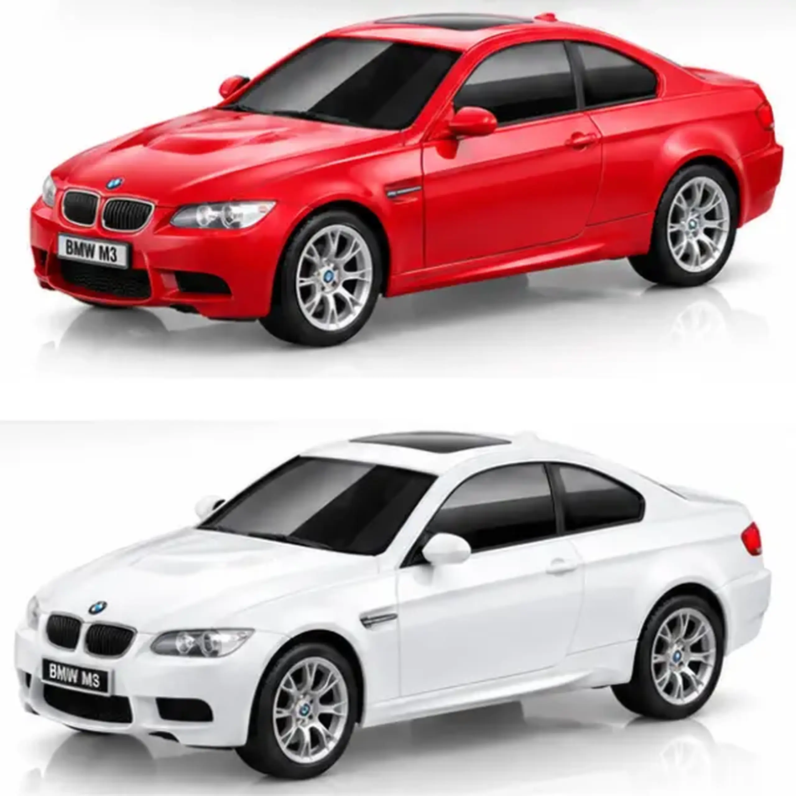 1:28 BMW M3 cu telecomandă, cu efecte luminoase, 3 culori