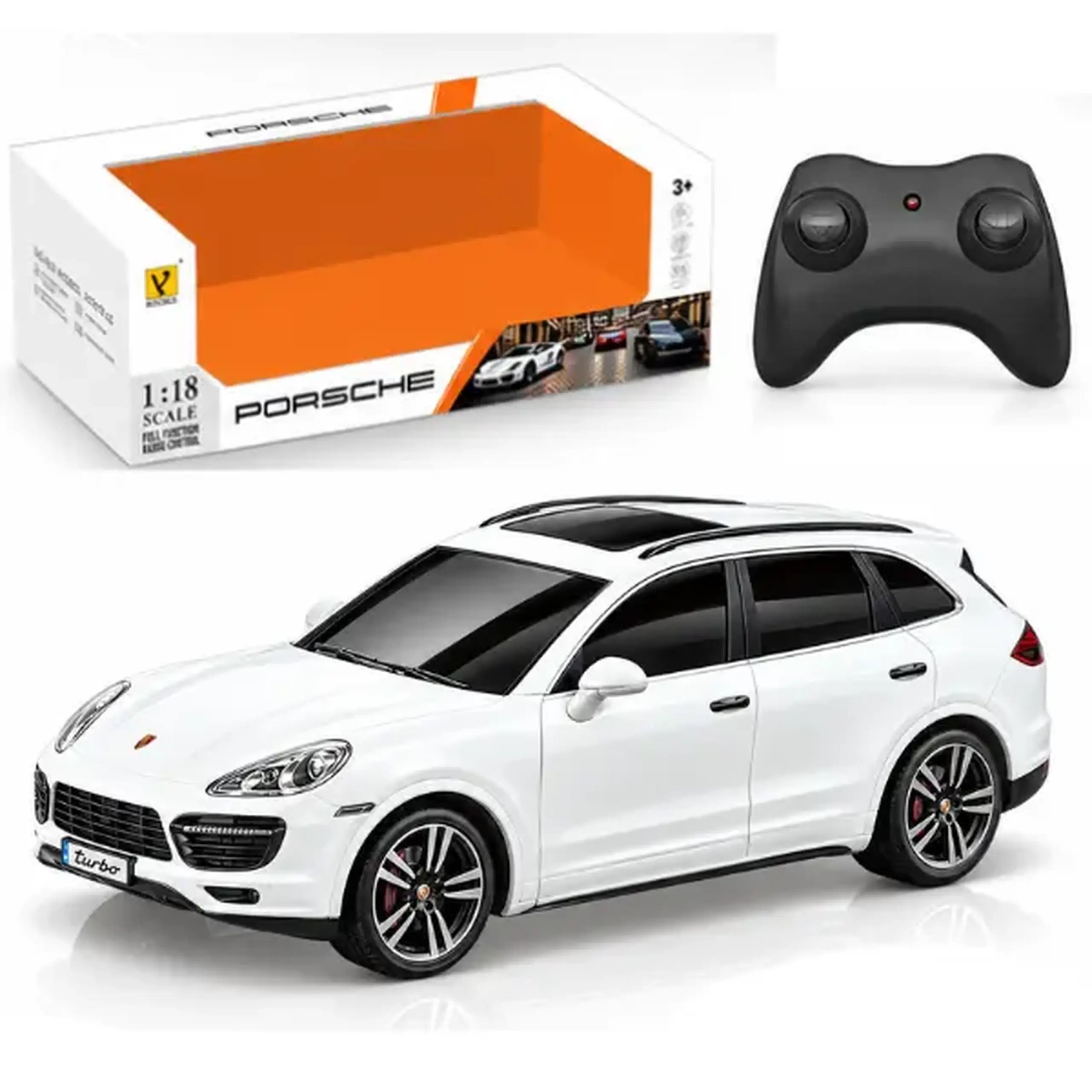 1:18 Porsche Cayenne Turbo cu telecomandă, 3 culori