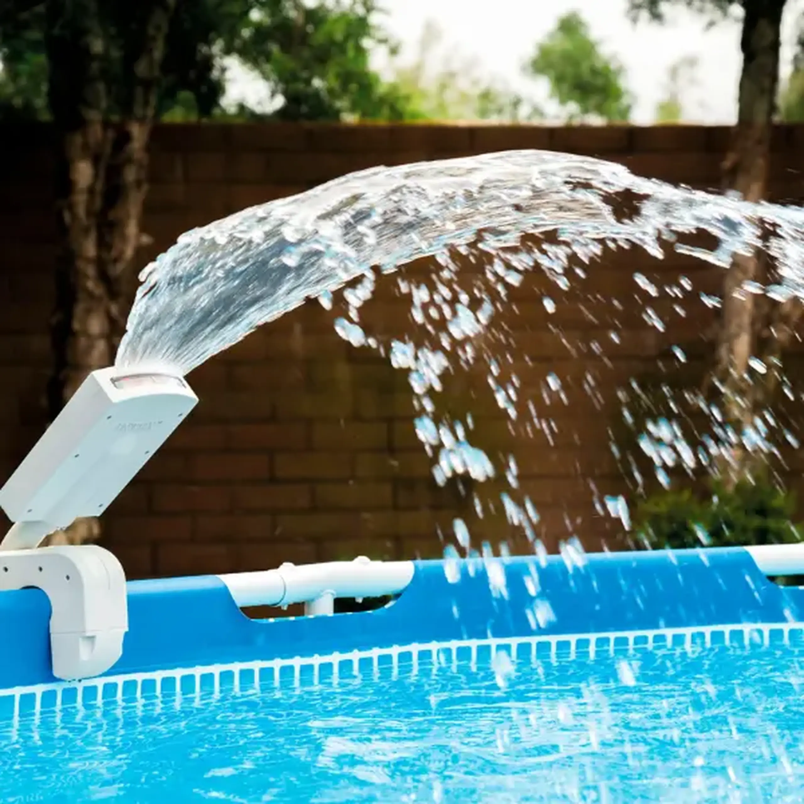 INTEX Pulverizator iluminat cu LED-uri pentru piscine cu cadru metalic