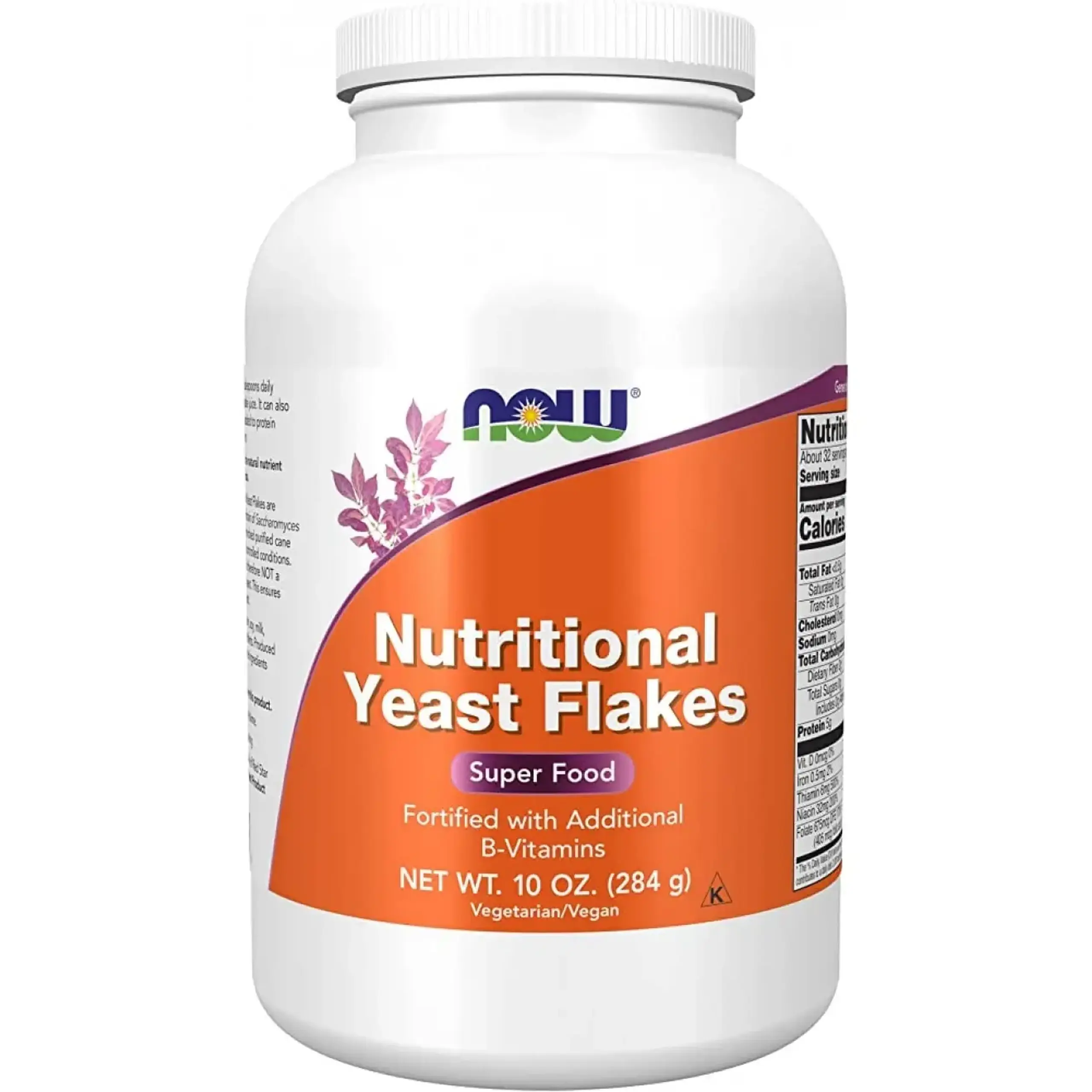 Now Foods, Nutritional Yeast Flakes, 284 Gr.