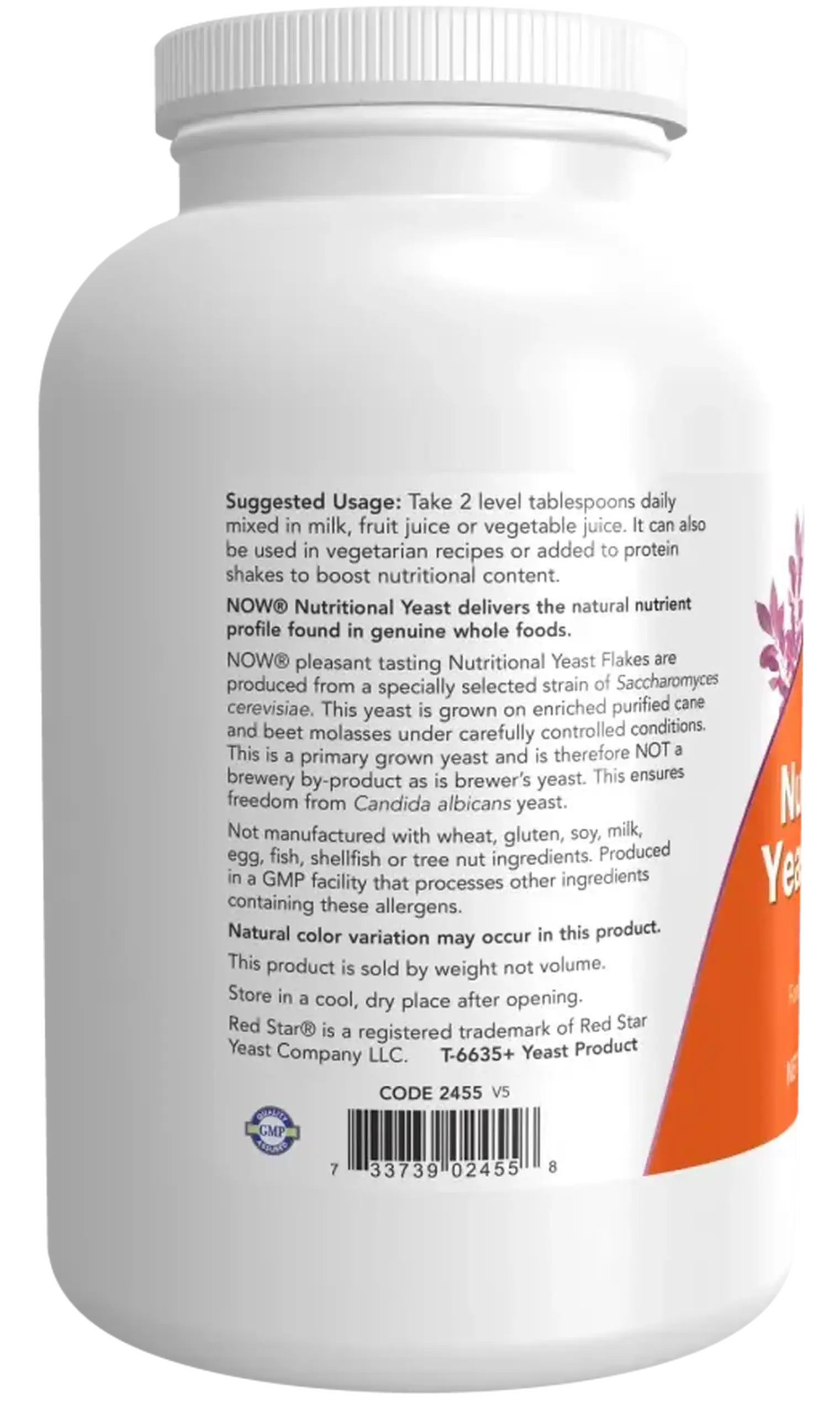 Now Foods, Nutritional Yeast Flakes, 284 Gr.