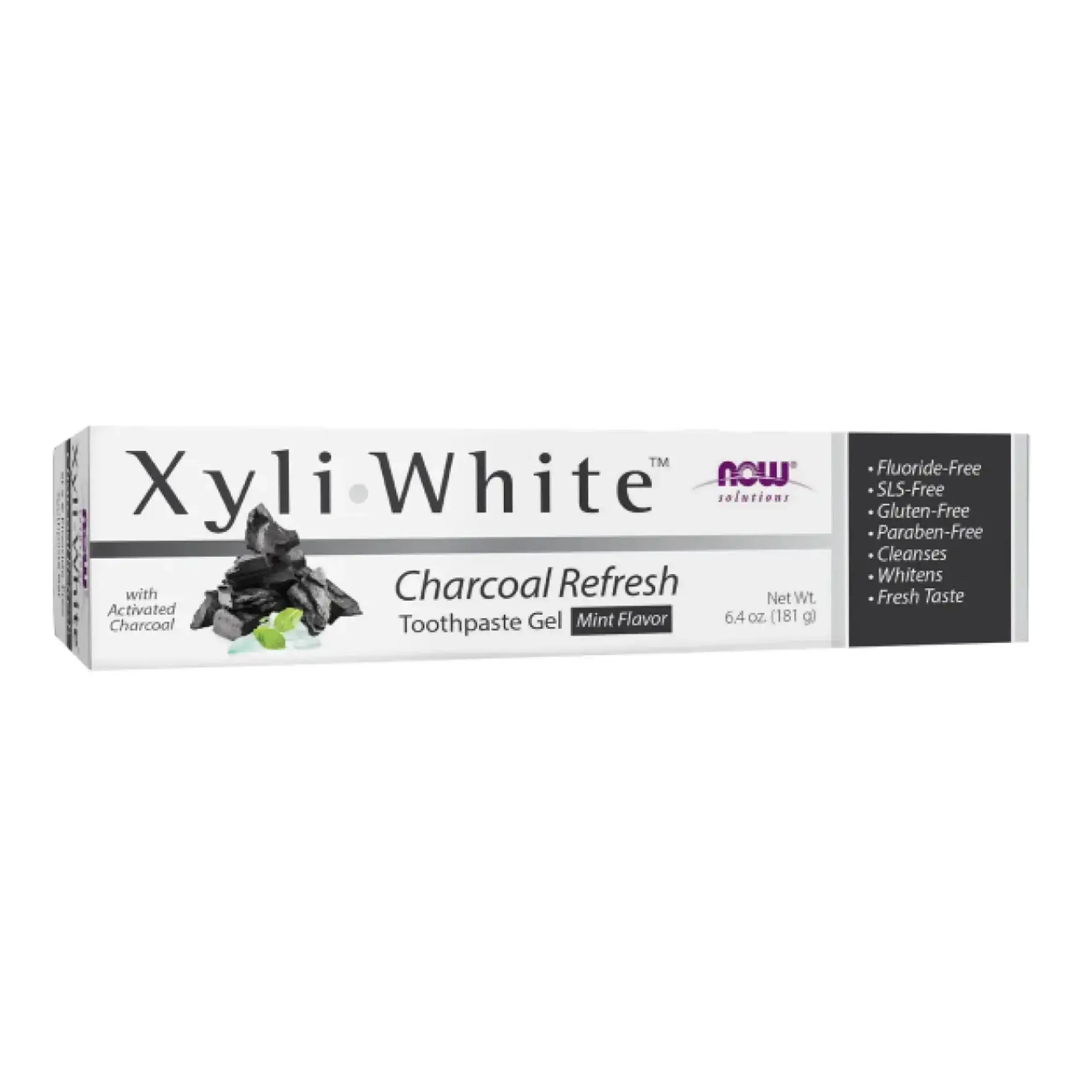 Now Solutions, XyliWhite Charcoal Refresh Toothpaste Gel,181 g