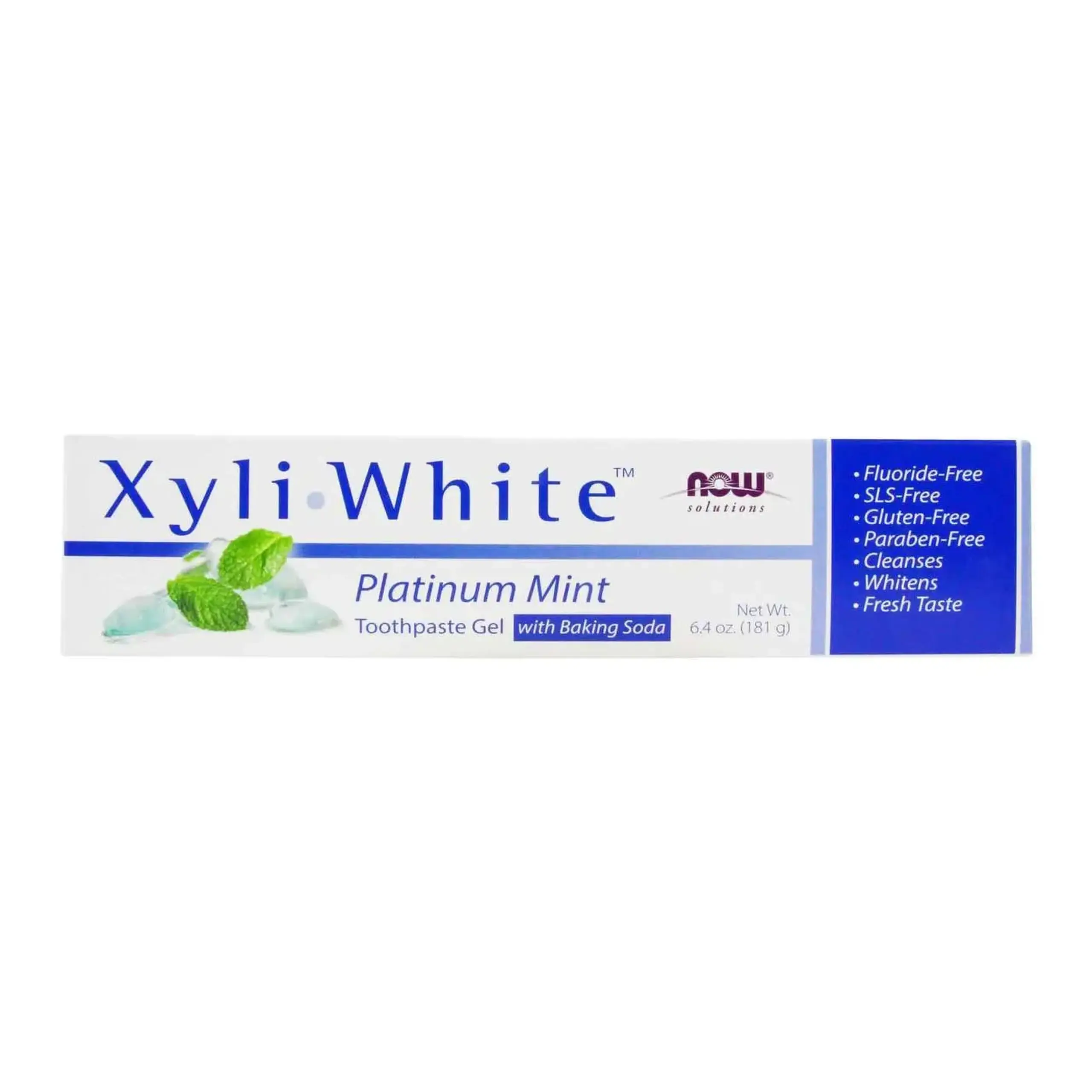 Now Solutions, XyliWhite, Platinum Mint, Toothpaste Gel, 181 g