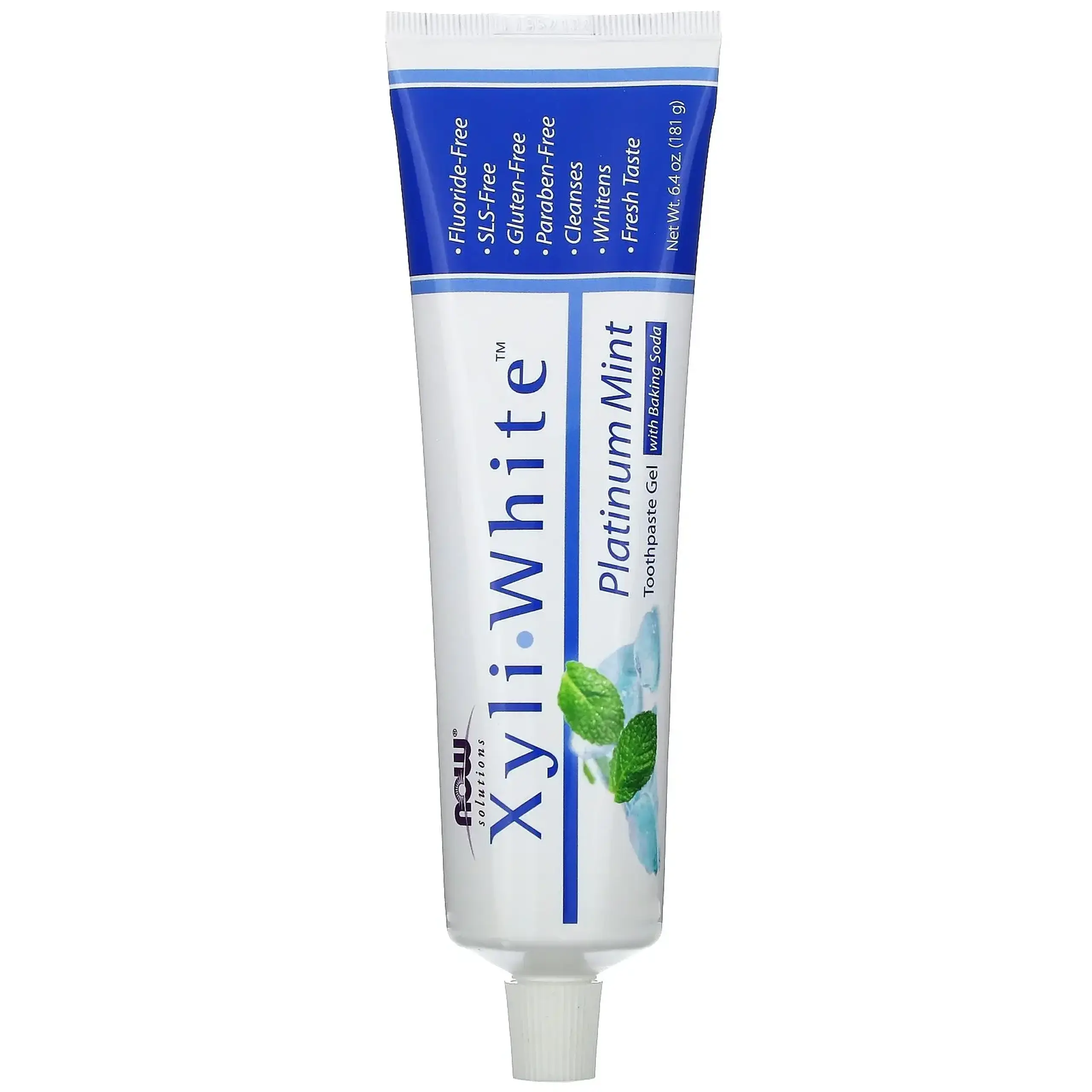 Now Solutions, XyliWhite, Platinum Mint, Toothpaste Gel, 181 g
