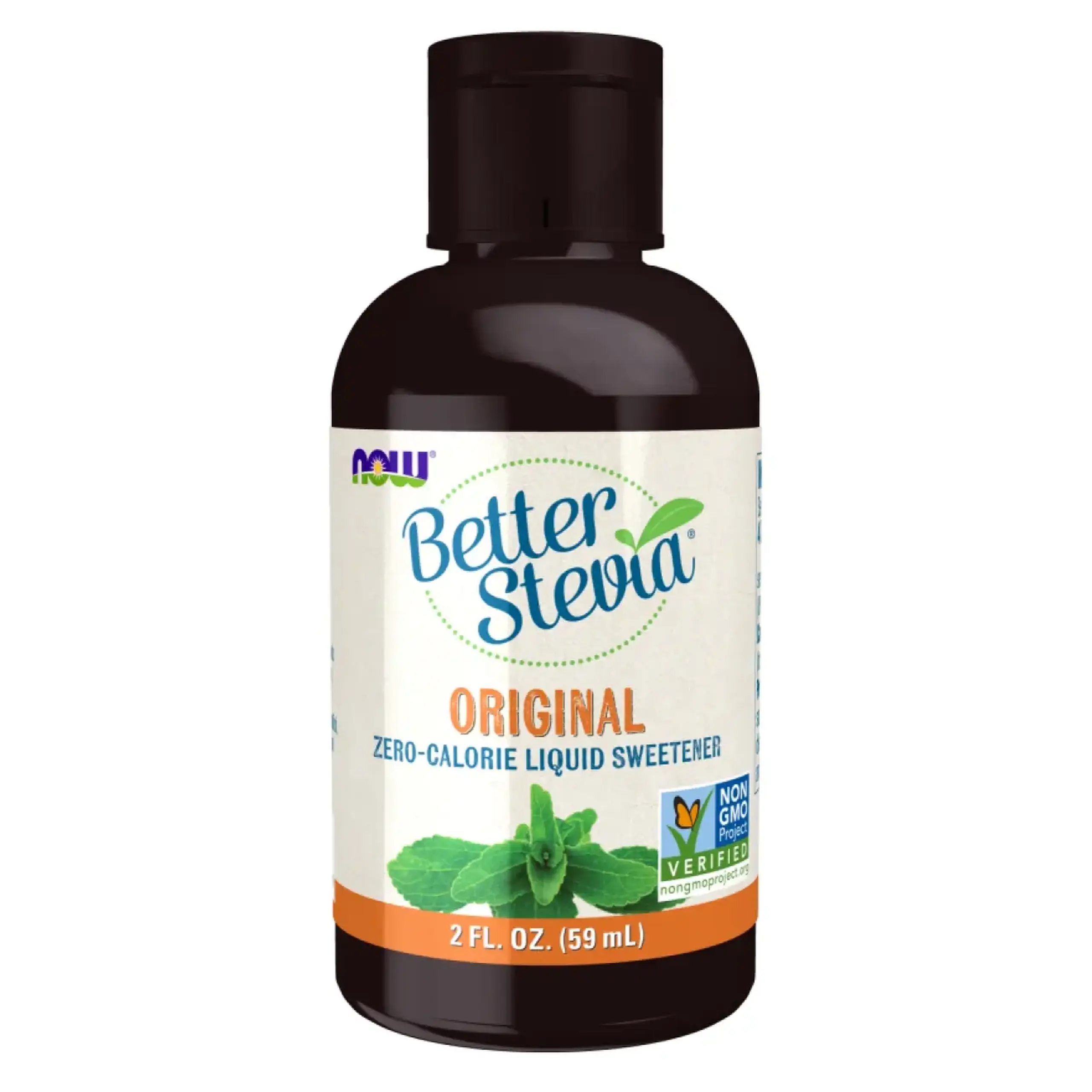 Îndulcitor natural Now Foods, Better Stevia, Liquid Sweetener Organic, 59 ml.