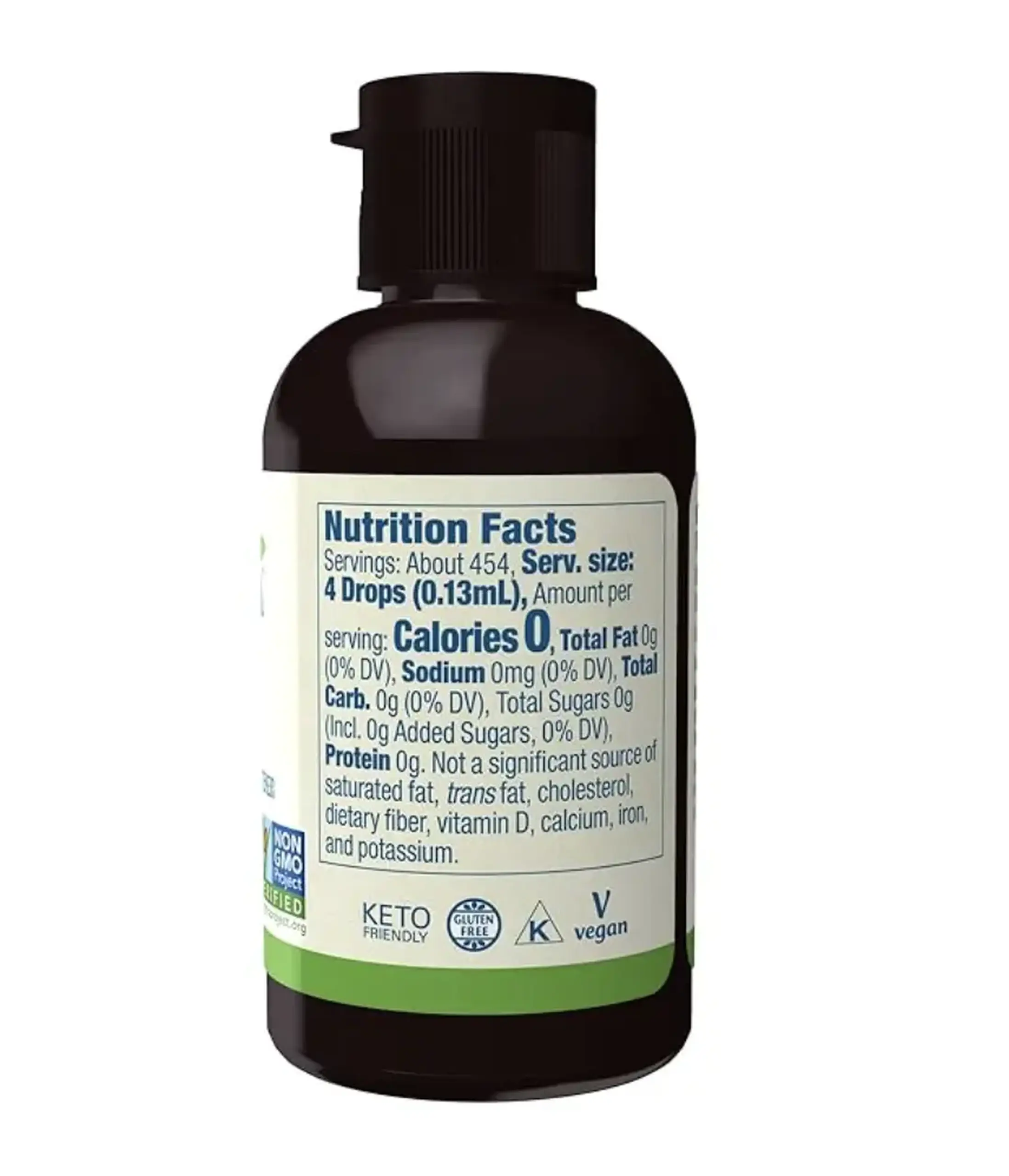 Îndulcitor natural Now Foods, Better Stevia, Liquid Sweetener Organic, 59 ml.