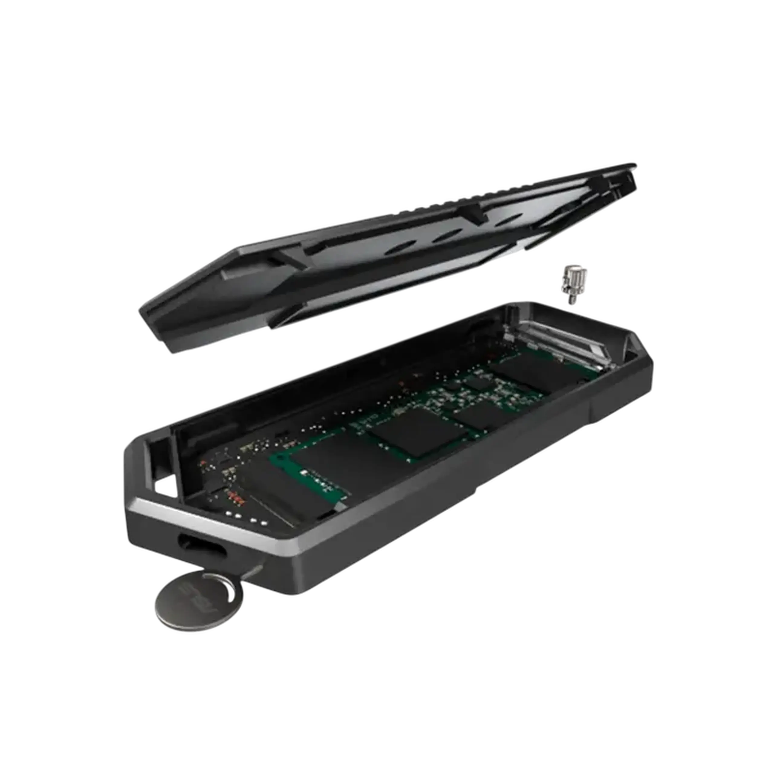 Carcasa externa pentru SSD ASUS ROG Strix Arion Lite,, ESD-S1CL/BLK/G/AS
