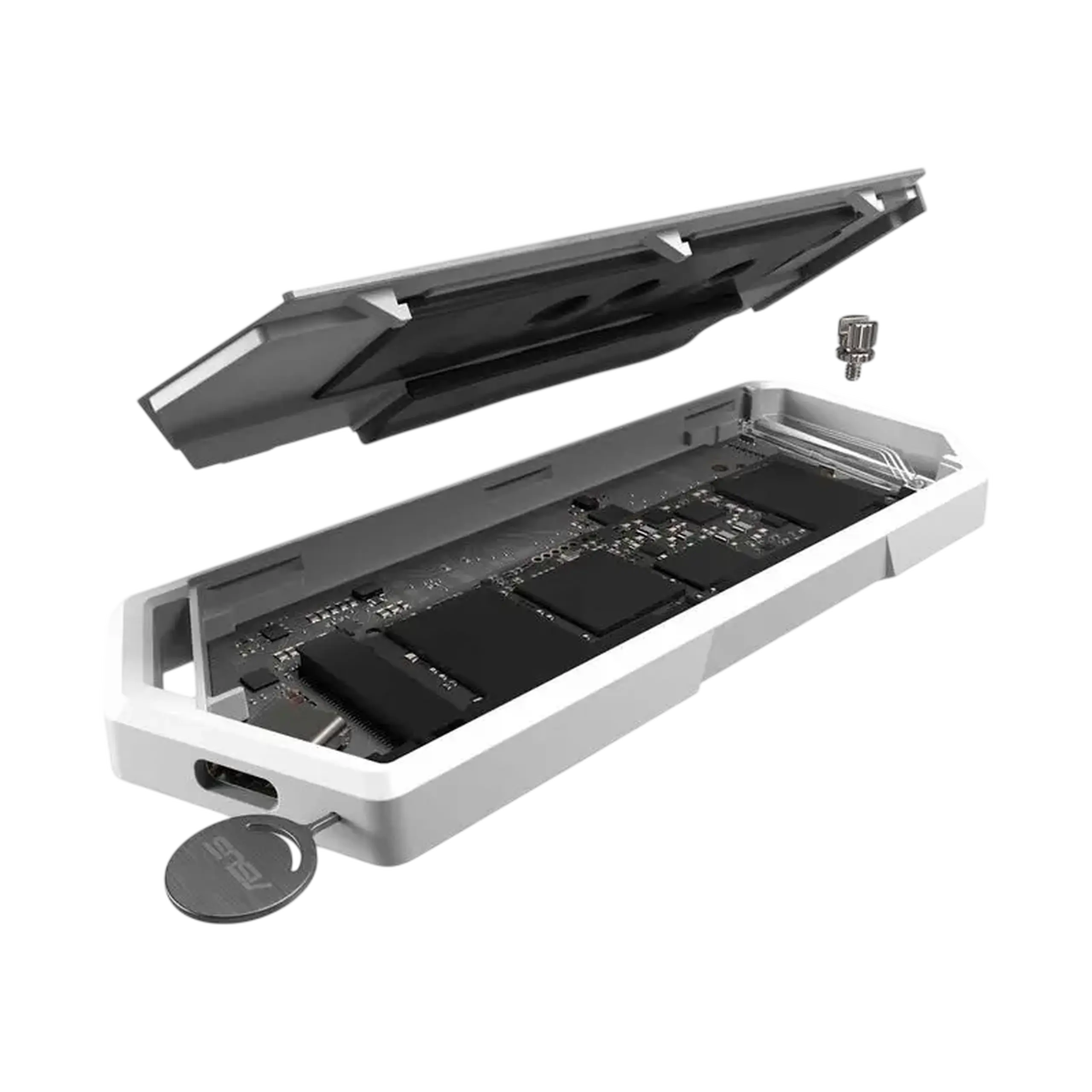 Carcasa externa pentru SSD ASUS ROG Strix Arion,, ESD-S1C/WHT/G/AS