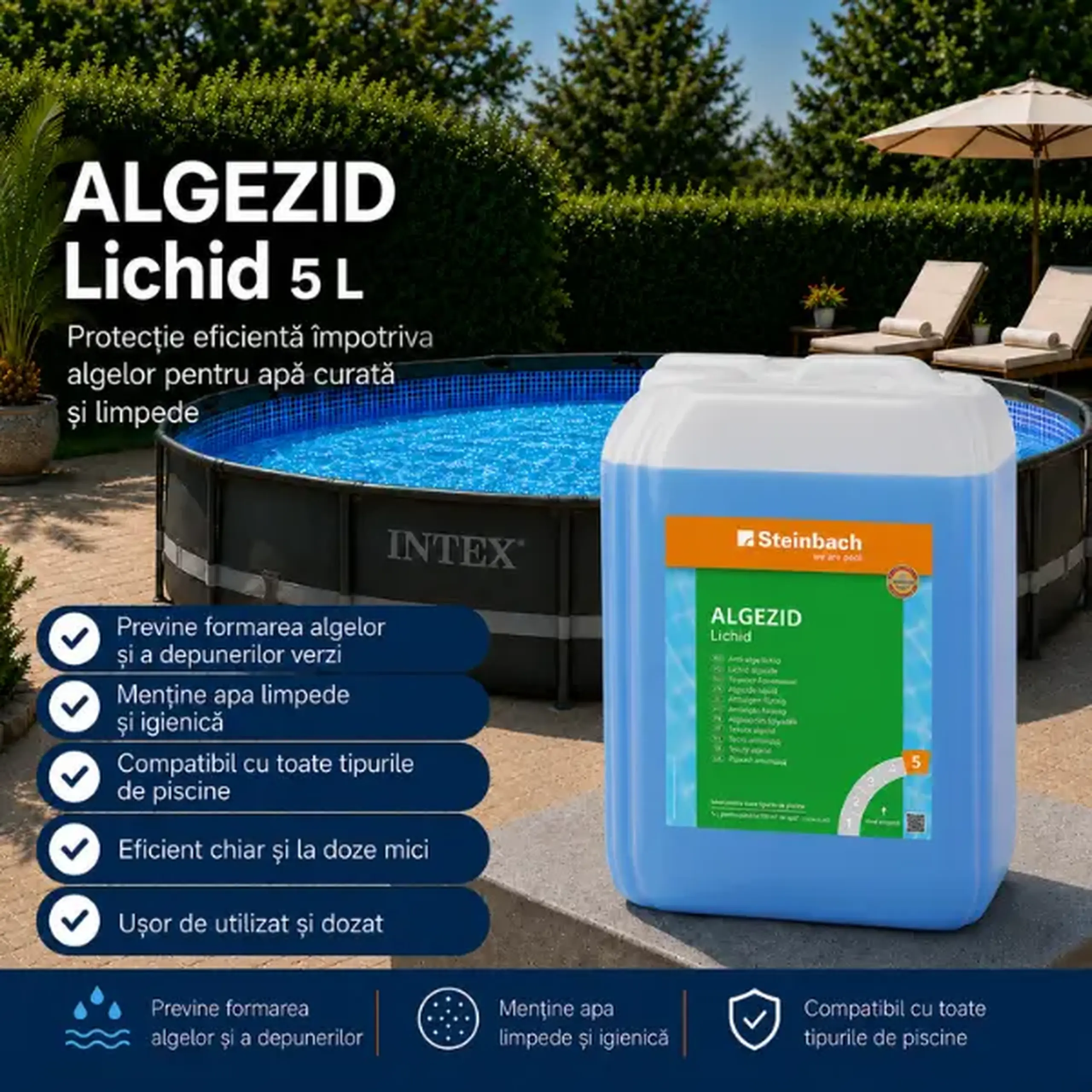 Algezid lichid 9%, 5 L