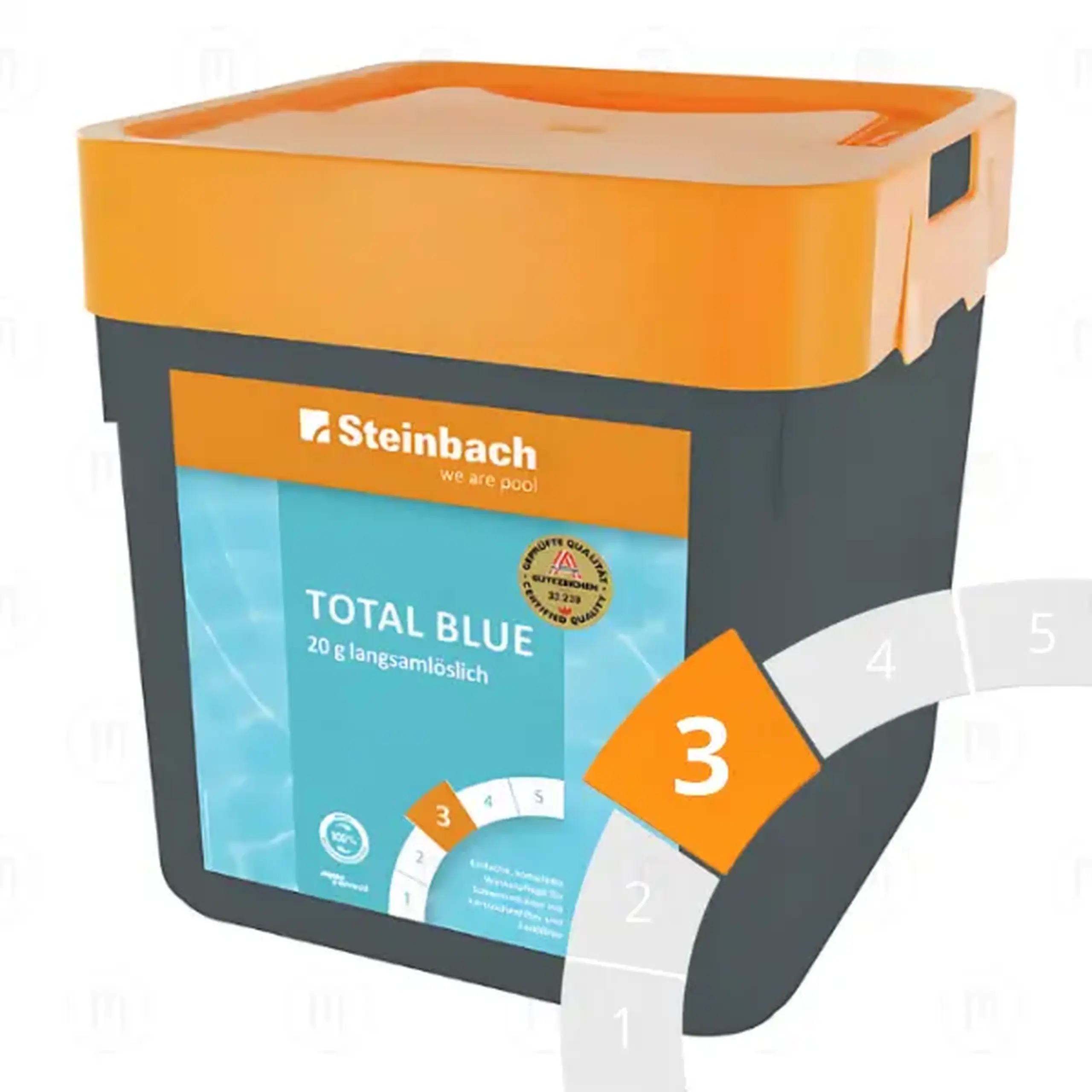 Pastile multifuncționale "Total Blue", 250 buc. х 20 g, 5 kg