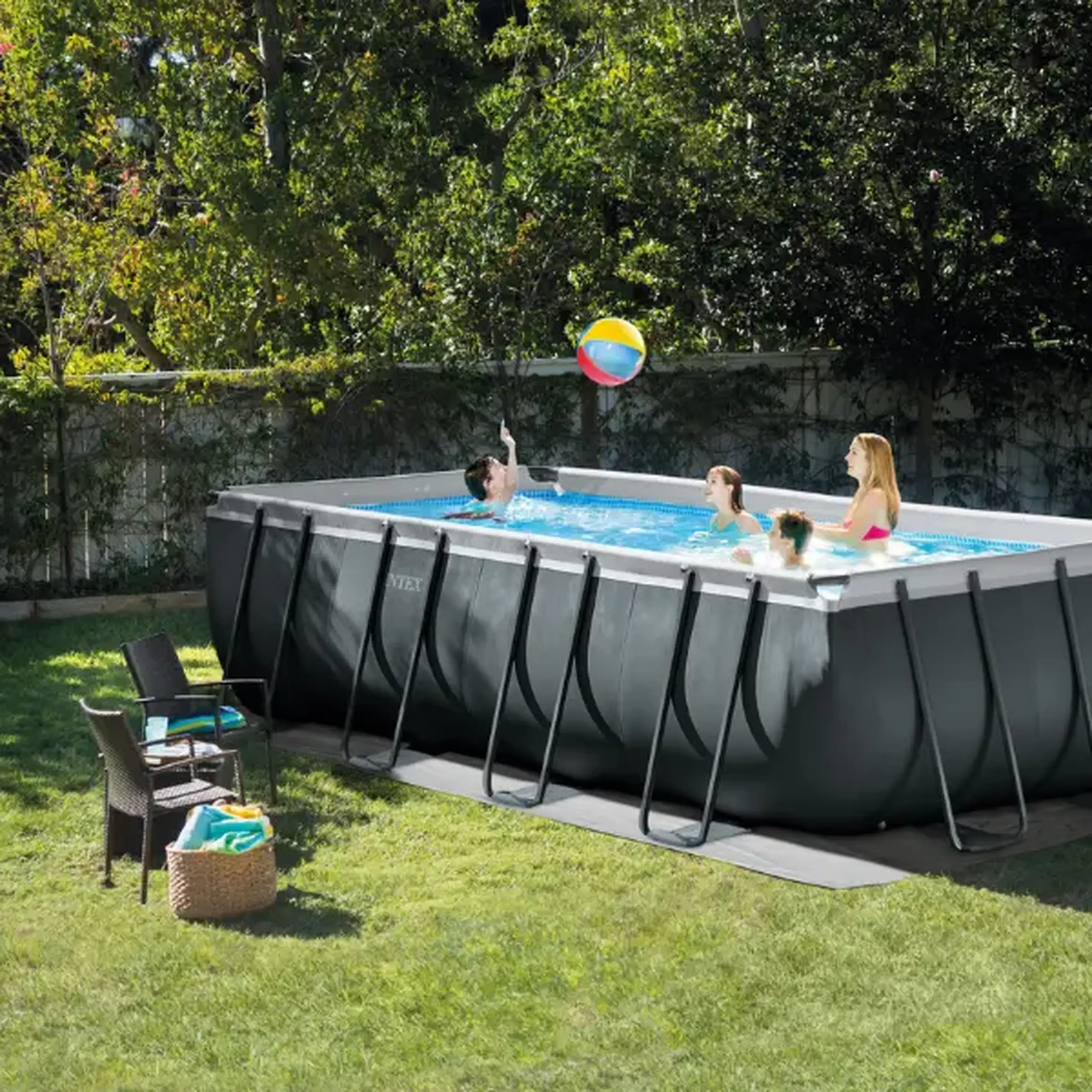 INTEX Piscină ULTRA XTR FRAME 549x274x132 cm, 17203L, cadru metalic, cu pompă de filtrare