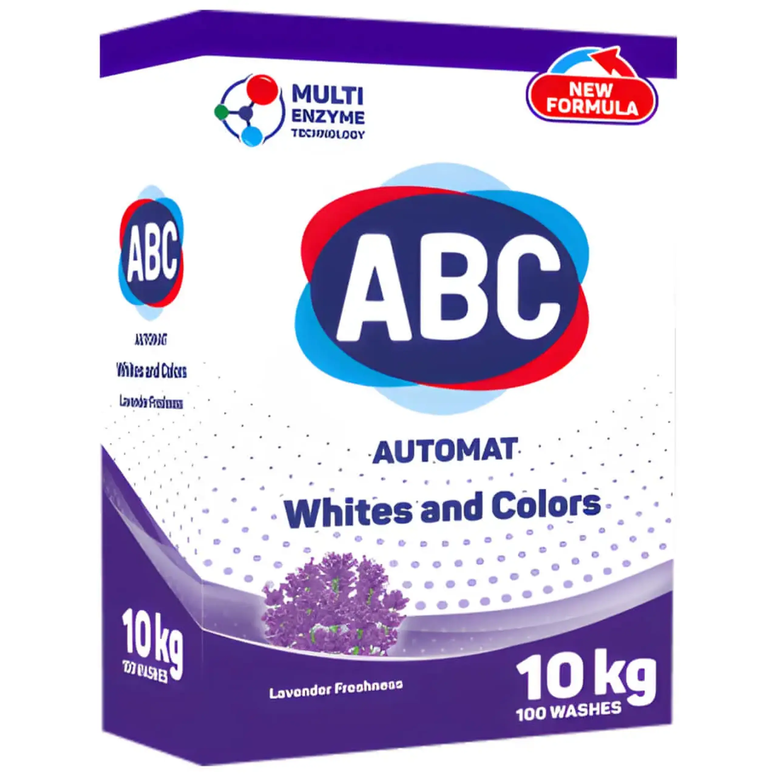 ABC detergent praf 10kg WHITE&color