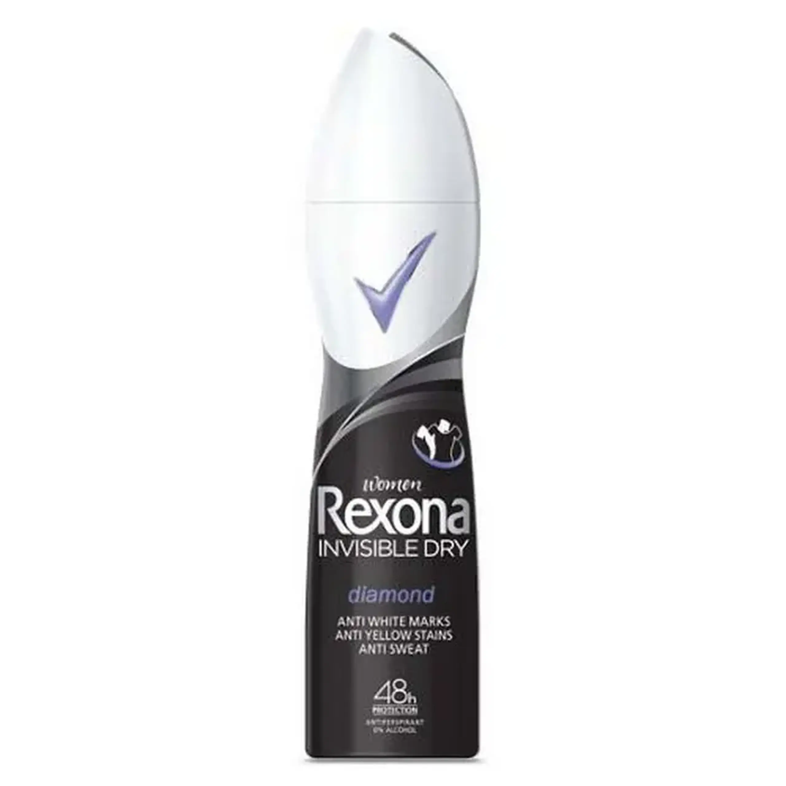 DEO SPRAY REXONA women 150ml invisible b&w