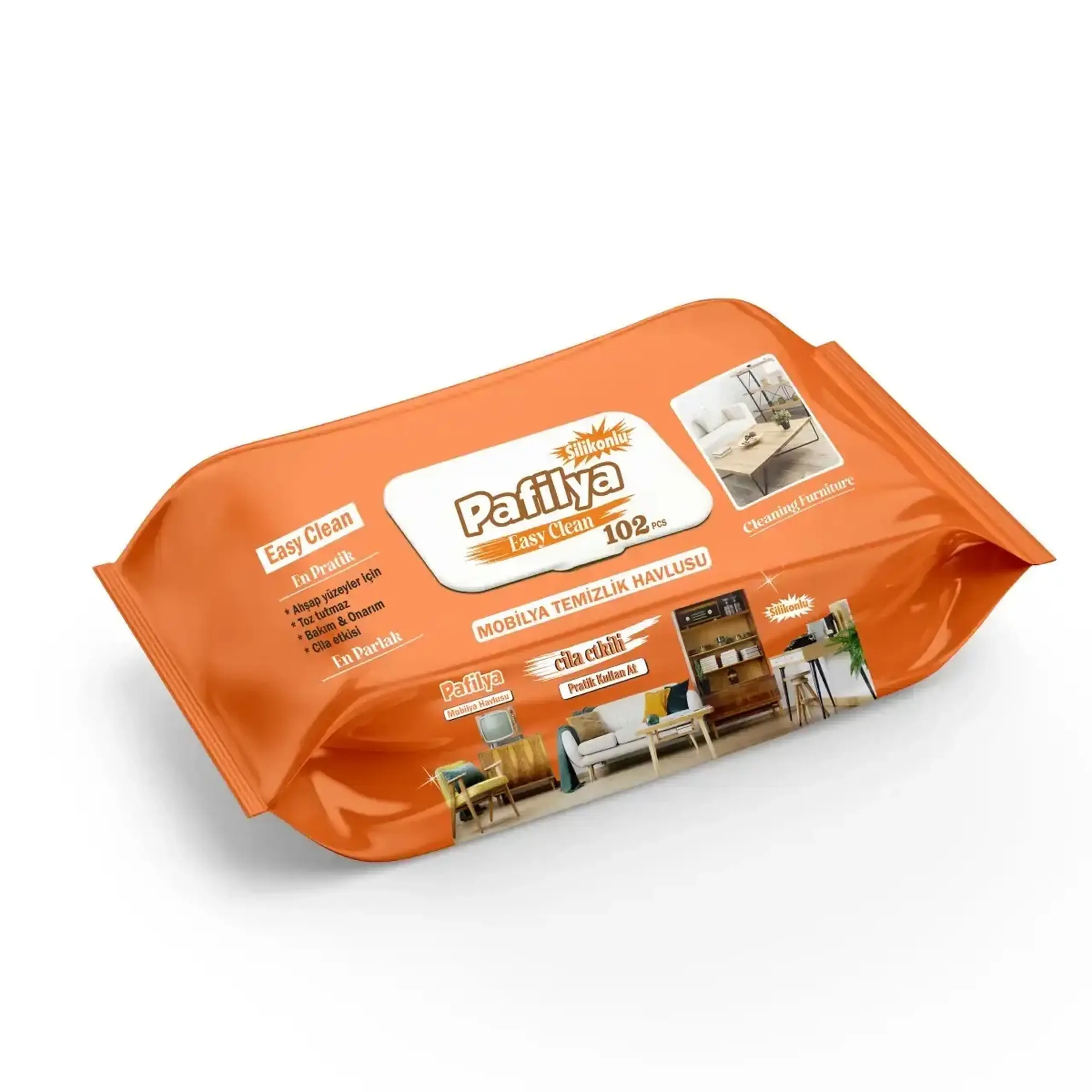 Pafilya Servetele umede 120b peach/24