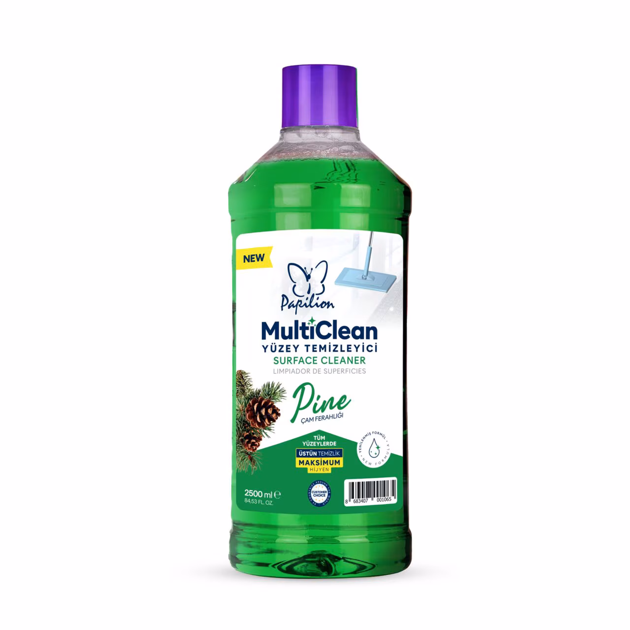 Papilion LICHID Suprafete 2.5L white soap/6