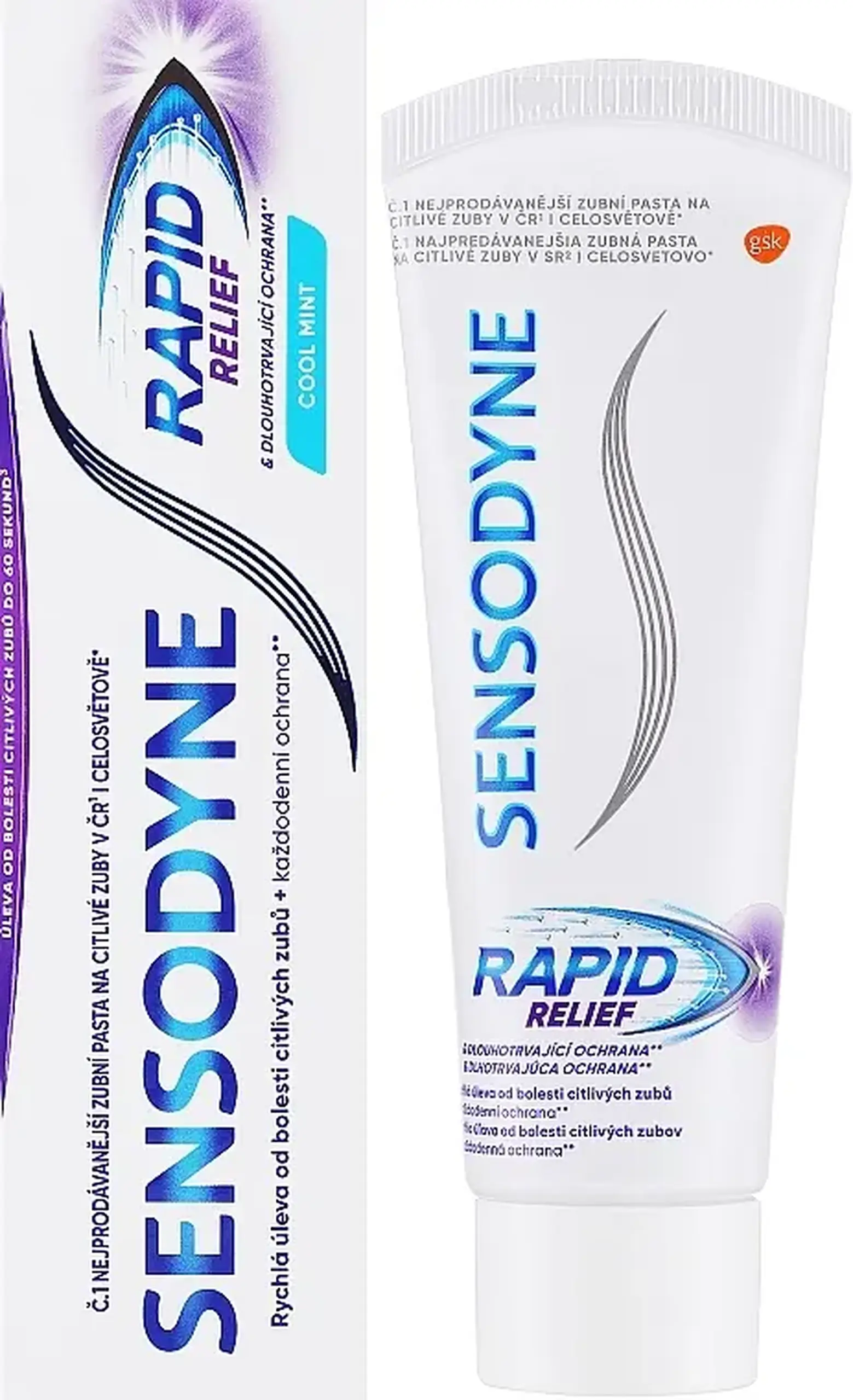Sensodyne 75ml Rapid relief mentol