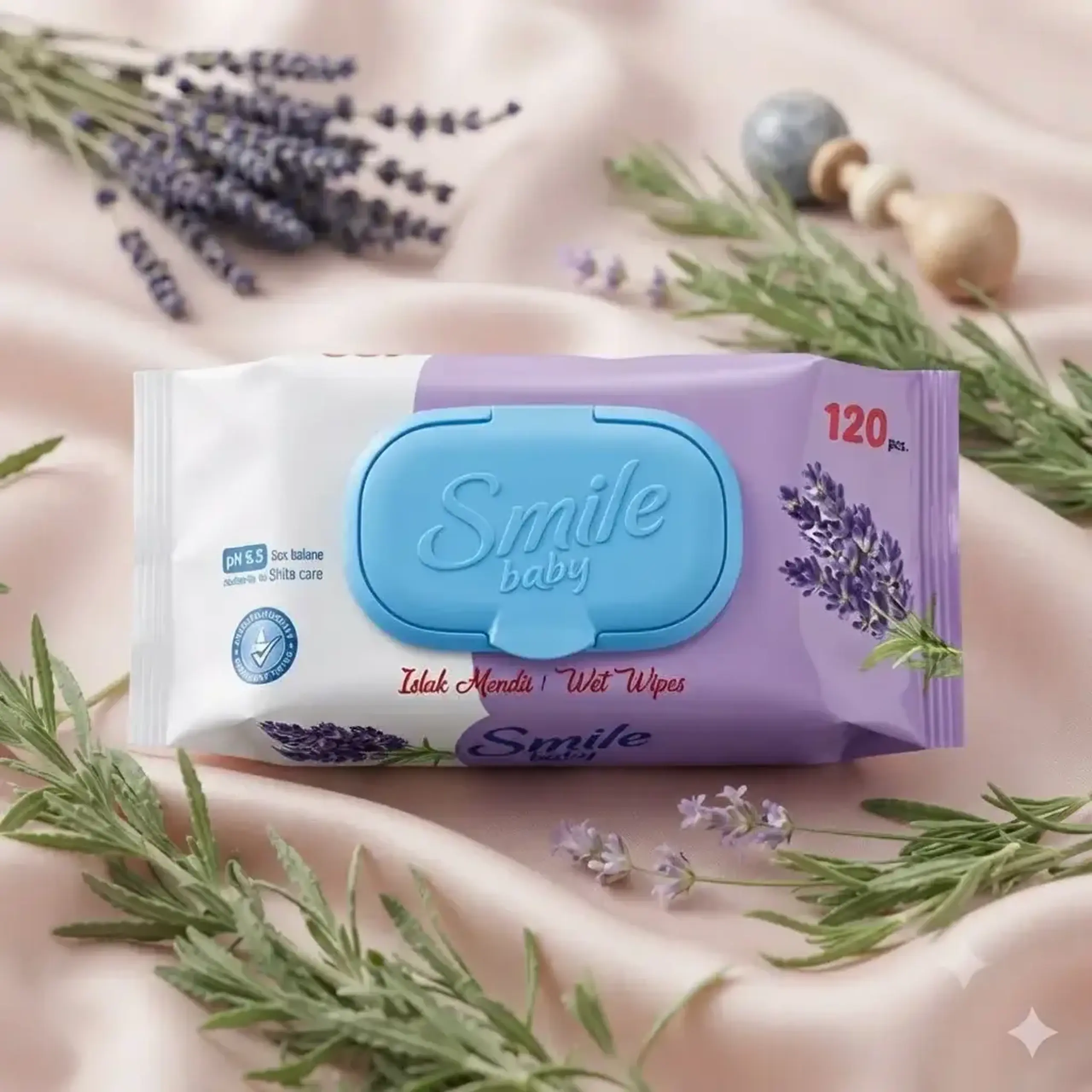 Smile servetele umede 120b/16