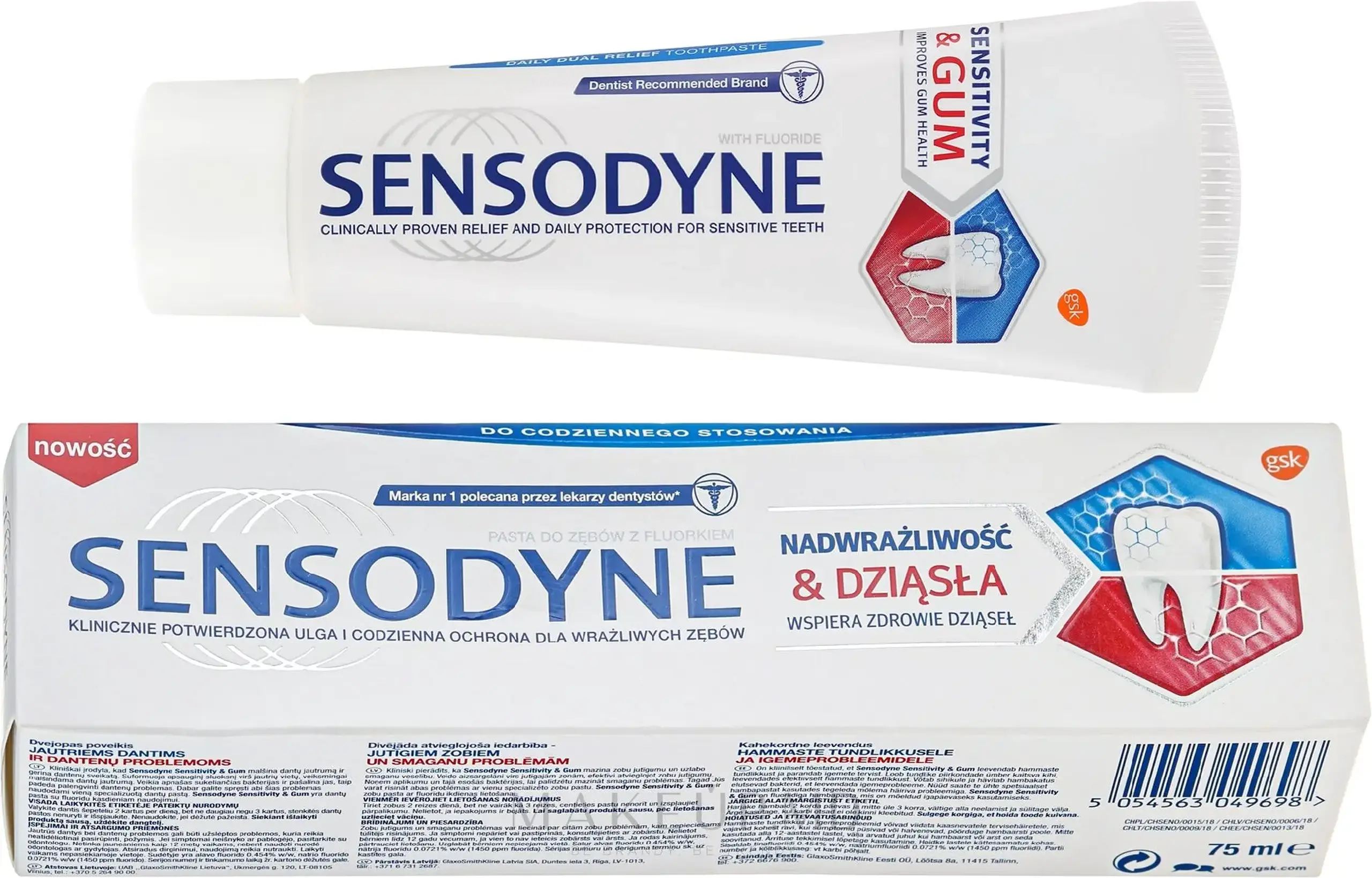 Sensodyne 75ml sensitive gum
