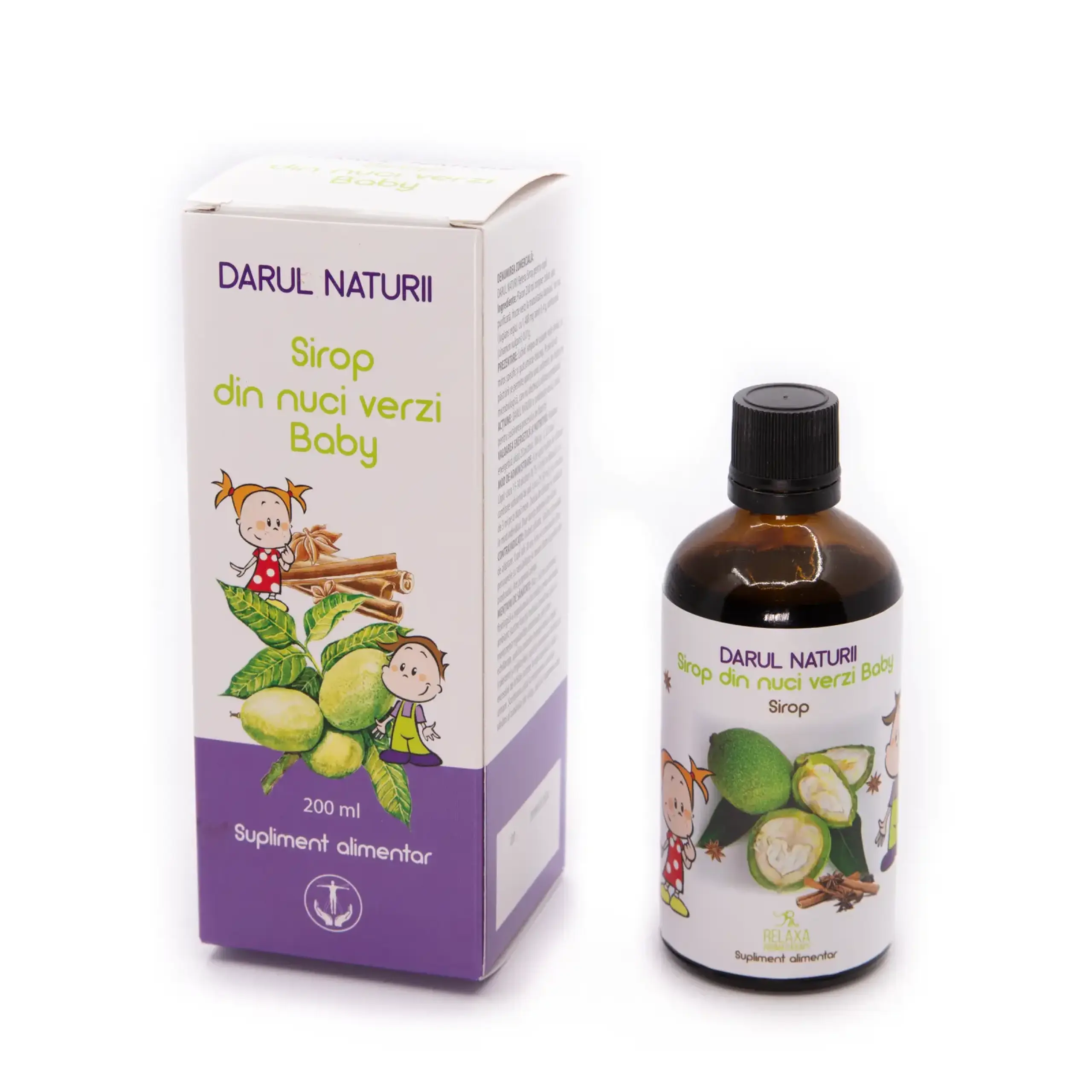 Sirop din nuci verzi BABY