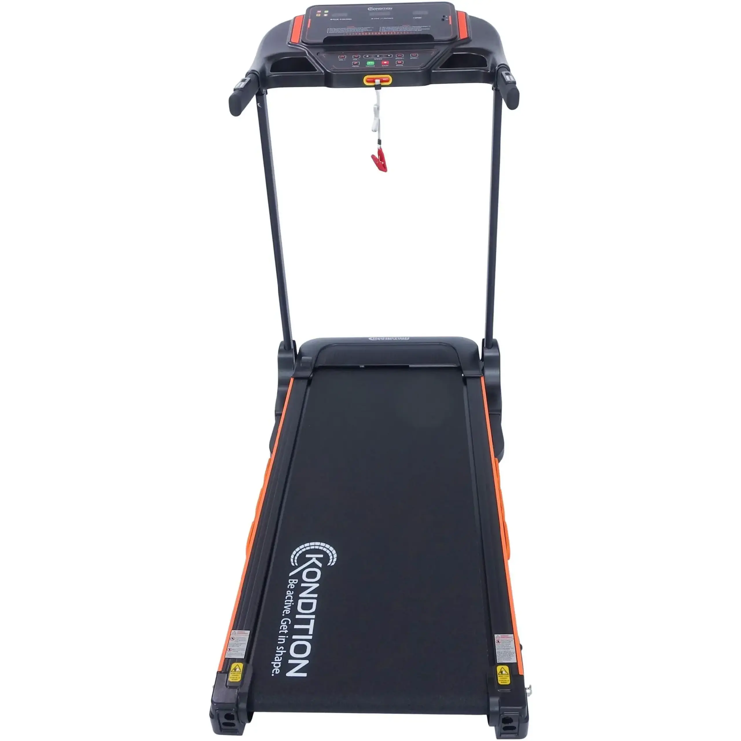 Banda alergare Kondition 3310, motor brushless 1.5CP, viteza 1-12km/h, suprafata alergare 106 X 41 cm, 12 programe, inclinare manuala max. 5%, App Fitshow/Kinomap/Zwift, pliabila, greutate maxima utilizator 100 kg