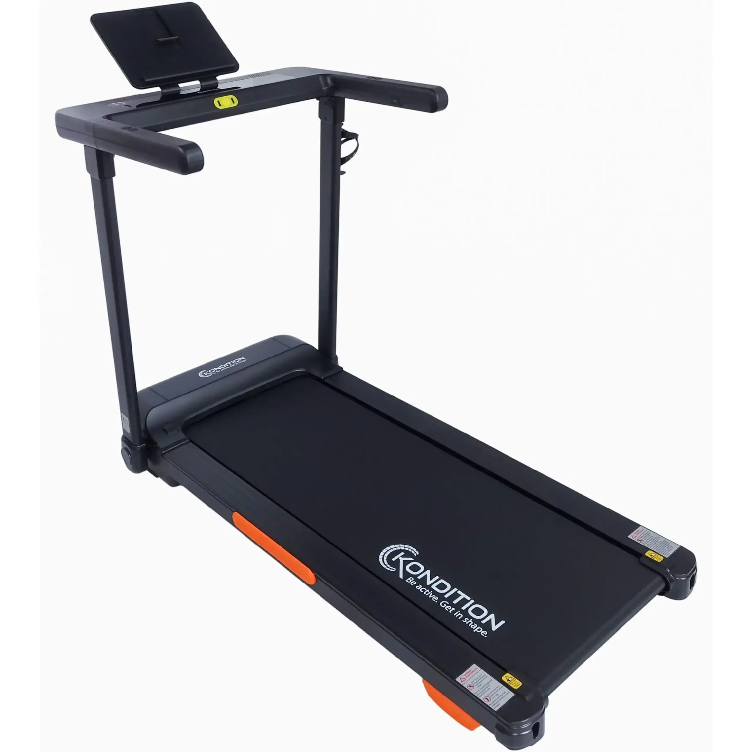 Banda alergare Kondition 8560S, motor brushless 2CP, viteza 1-13.5km/h, suprafata alergare 121.5 X 45 cm, 24 programe, inclinare electrica max. 25%, App Fitshow/Kinomap/Zwift, greutate maxima utilizator 120 kg