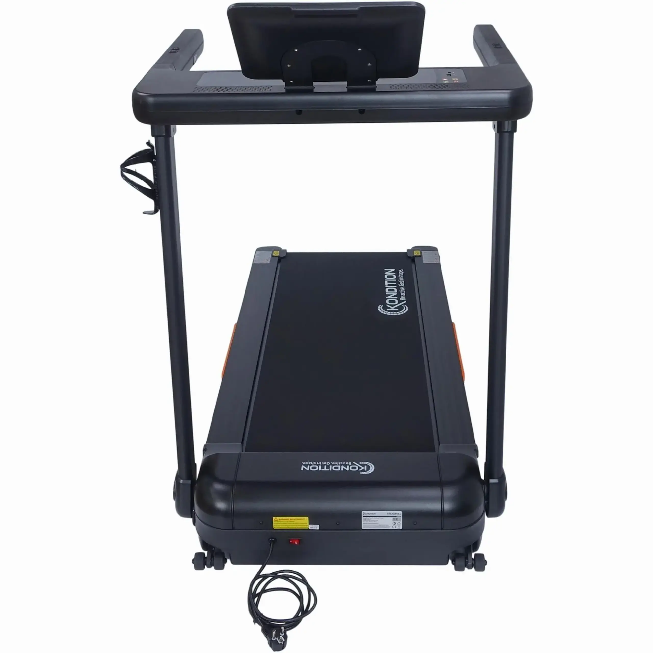 Banda alergare Kondition 8560S, motor brushless 2CP, viteza 1-13.5km/h, suprafata alergare 121.5 X 45 cm, 24 programe, inclinare electrica max. 25%, App Fitshow/Kinomap/Zwift, greutate maxima utilizator 120 kg