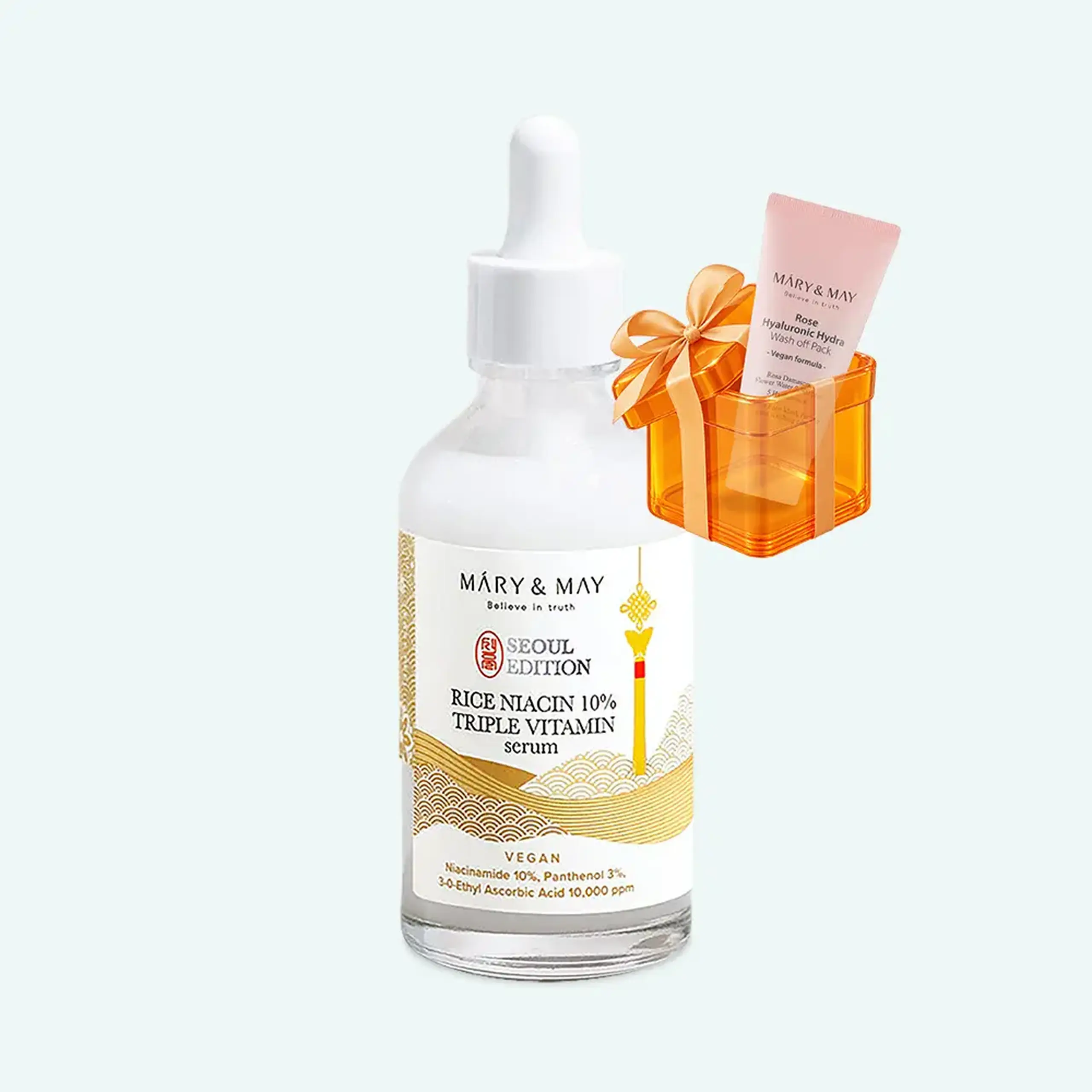 Ser iluminator Mary&May Rice Niacin 10% Triple Vitamin Serum 80ml