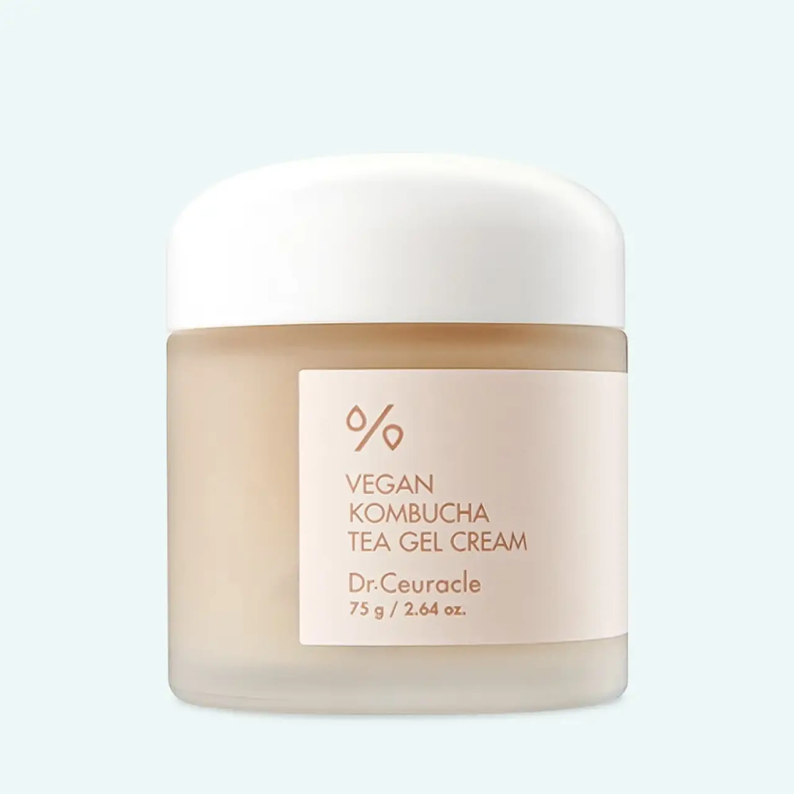 Cremă-gel vegană cu extract de kombucha Dr.Ceuracle Vegan Kombucha Tea Gel Cream 75g