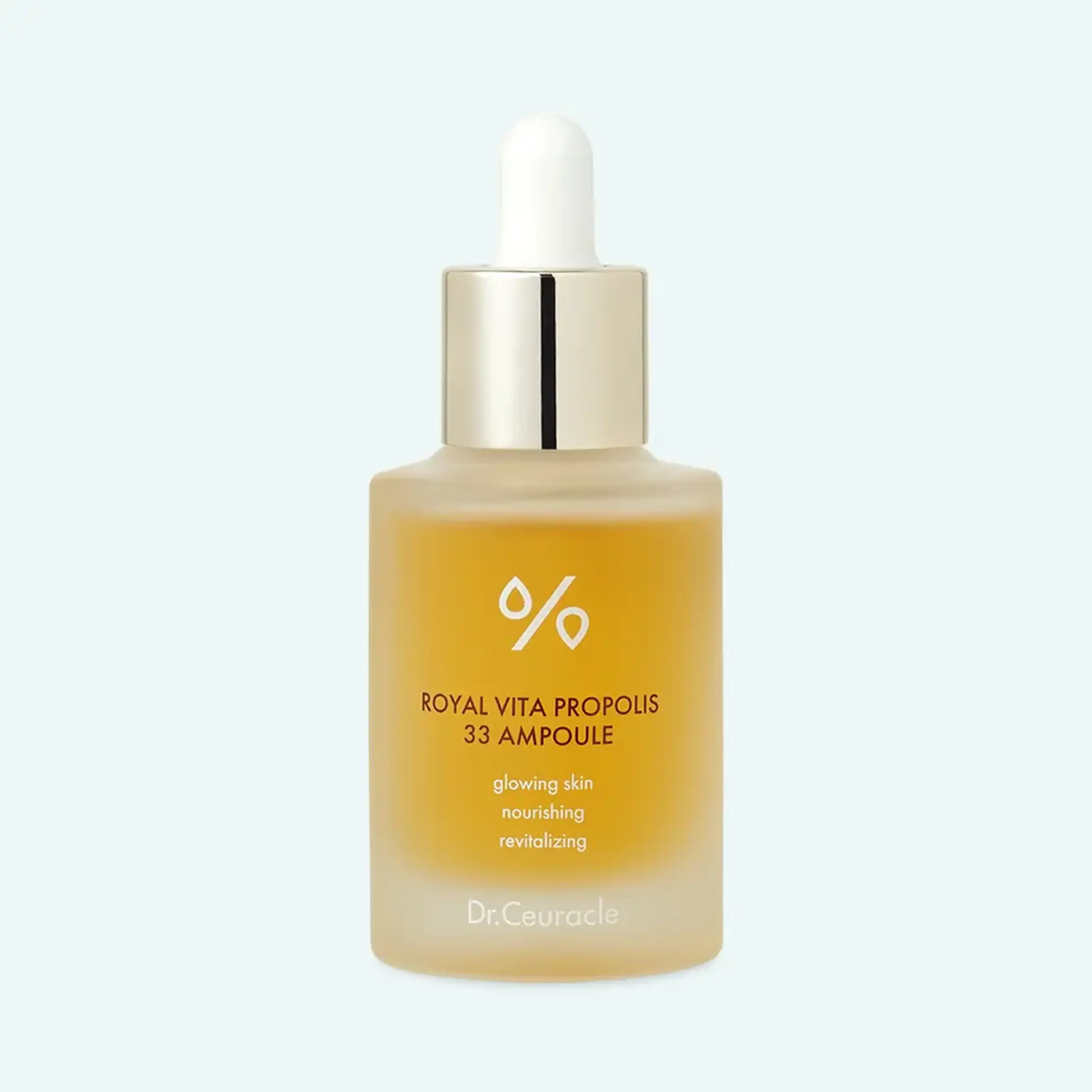 Fiolă de propolis pentru îmbunătățirea tonusului pielii Dr. Ceuracle Royal Vita PROPOLIS 33 Ampoule 30 ml