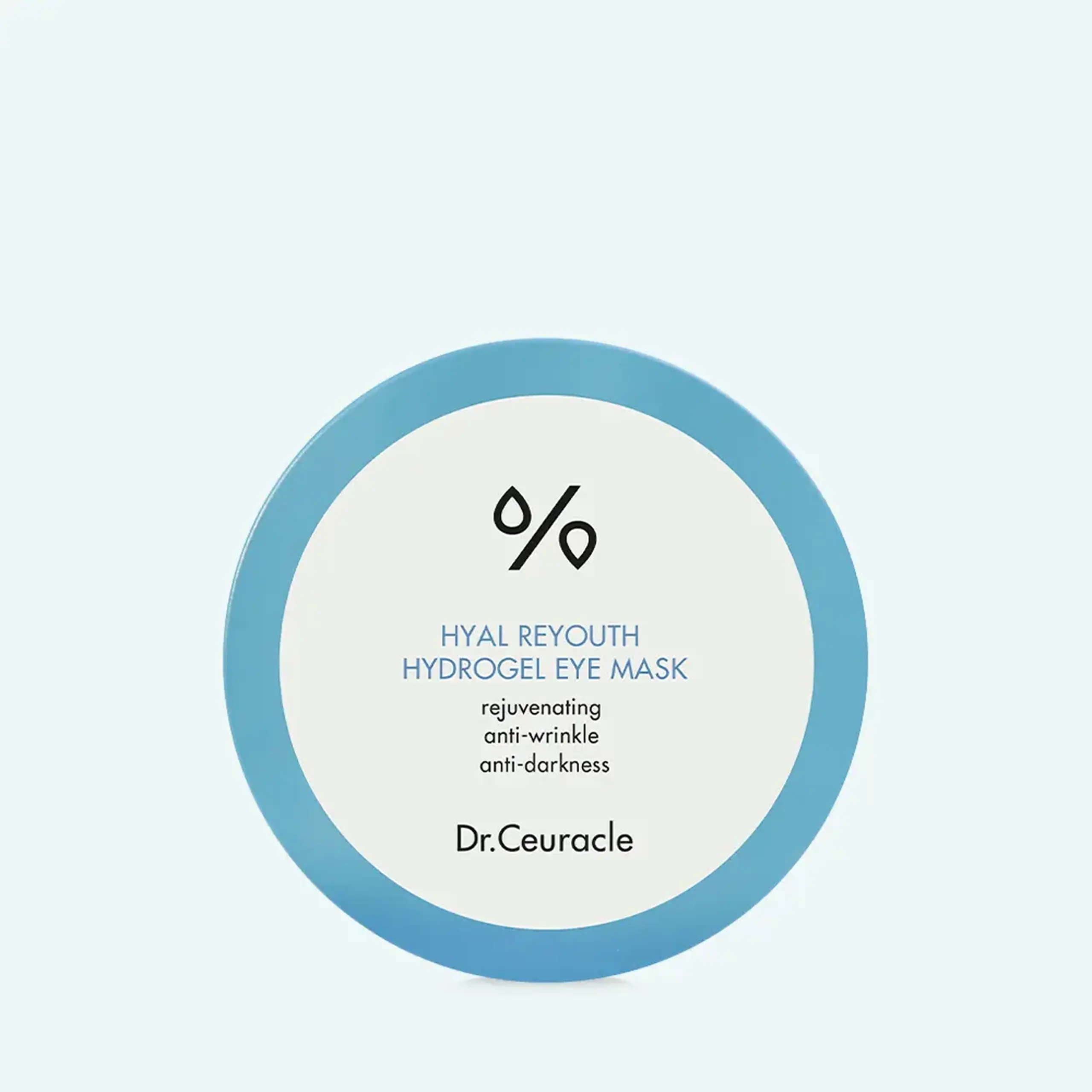 Mască pentru ochi cu un complex 6-hialuronic pentru hidratarea profundă Dr. Ceuracle Hyal Reyouth Hydrogel Eye Mask 60buc
