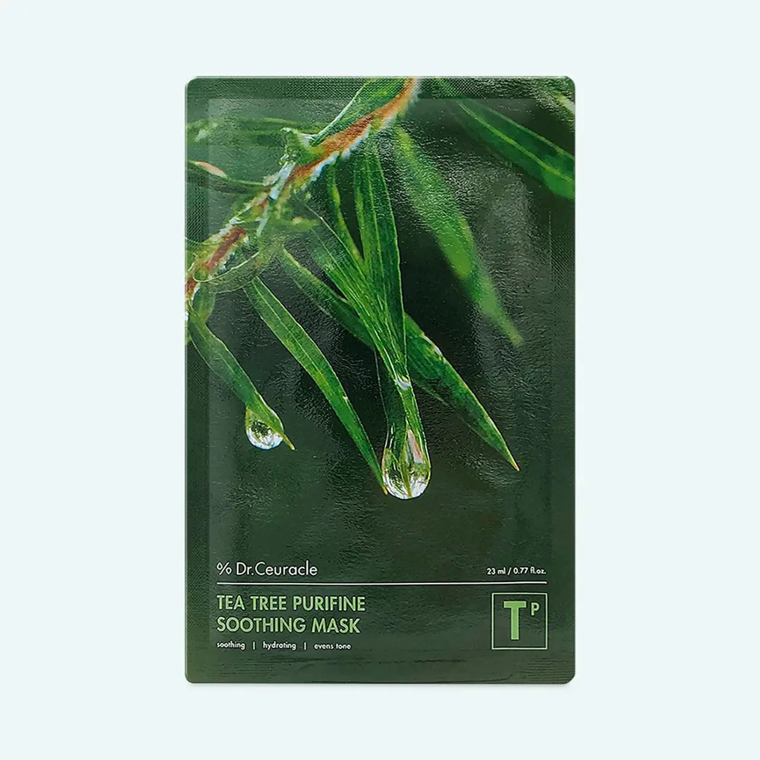 Mască calmantă cu extracte de ceai verde Dr. Ceuracle Tea Tree Purifine Soothing Mask