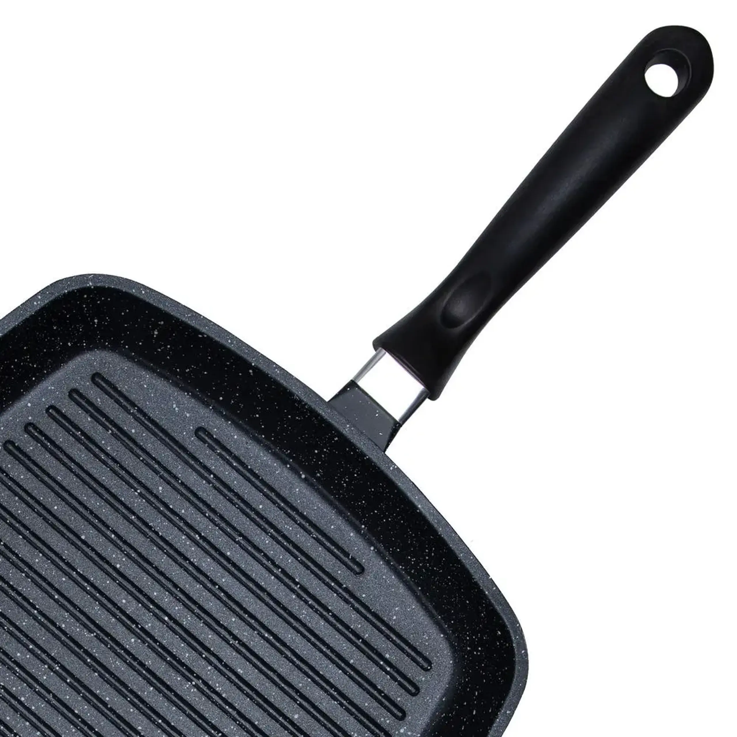 Tigaie-grill Rondell 93406, 28cm, Negru