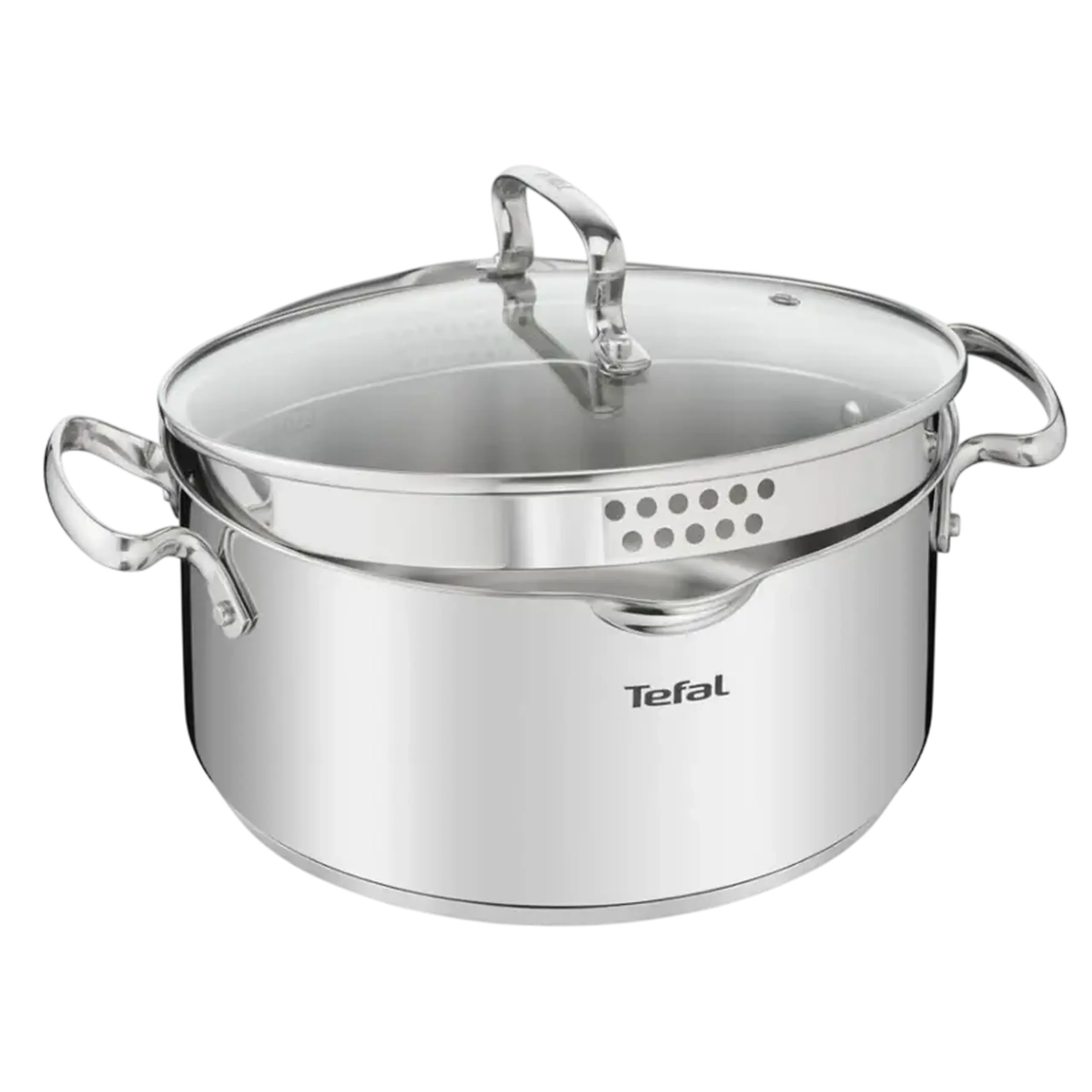 Set de vase Tefal G719SA55, Oțel inoxidabil
