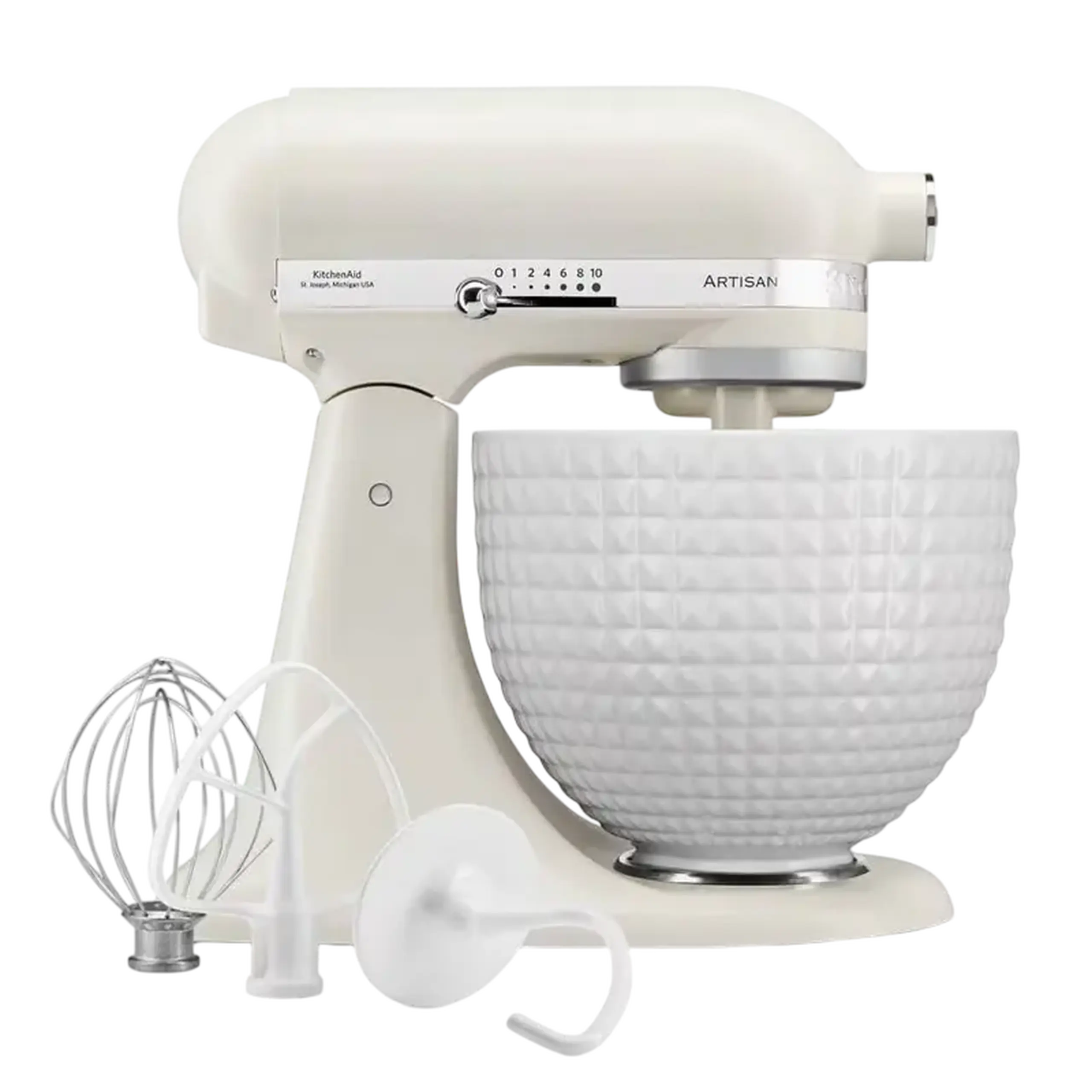 Mixer staționar KitchenAid 5KSM156CXEPL, Porcelain White