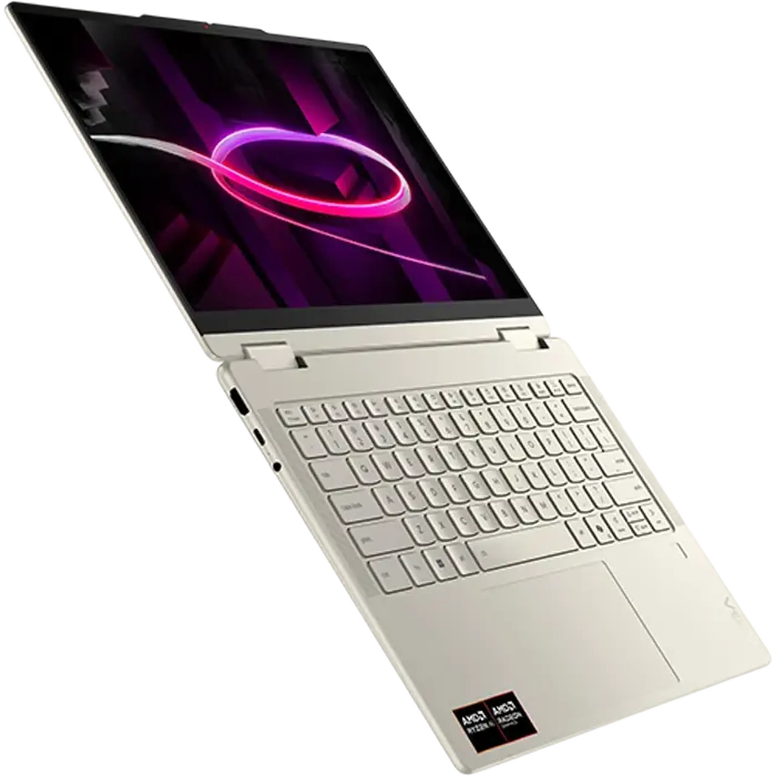 Laptop 14" Lenovo Yoga 7 2-in-1 14AGP11, Seashell, AMD Ryzen AI 5 435, 16GB/512GB, Fără SO