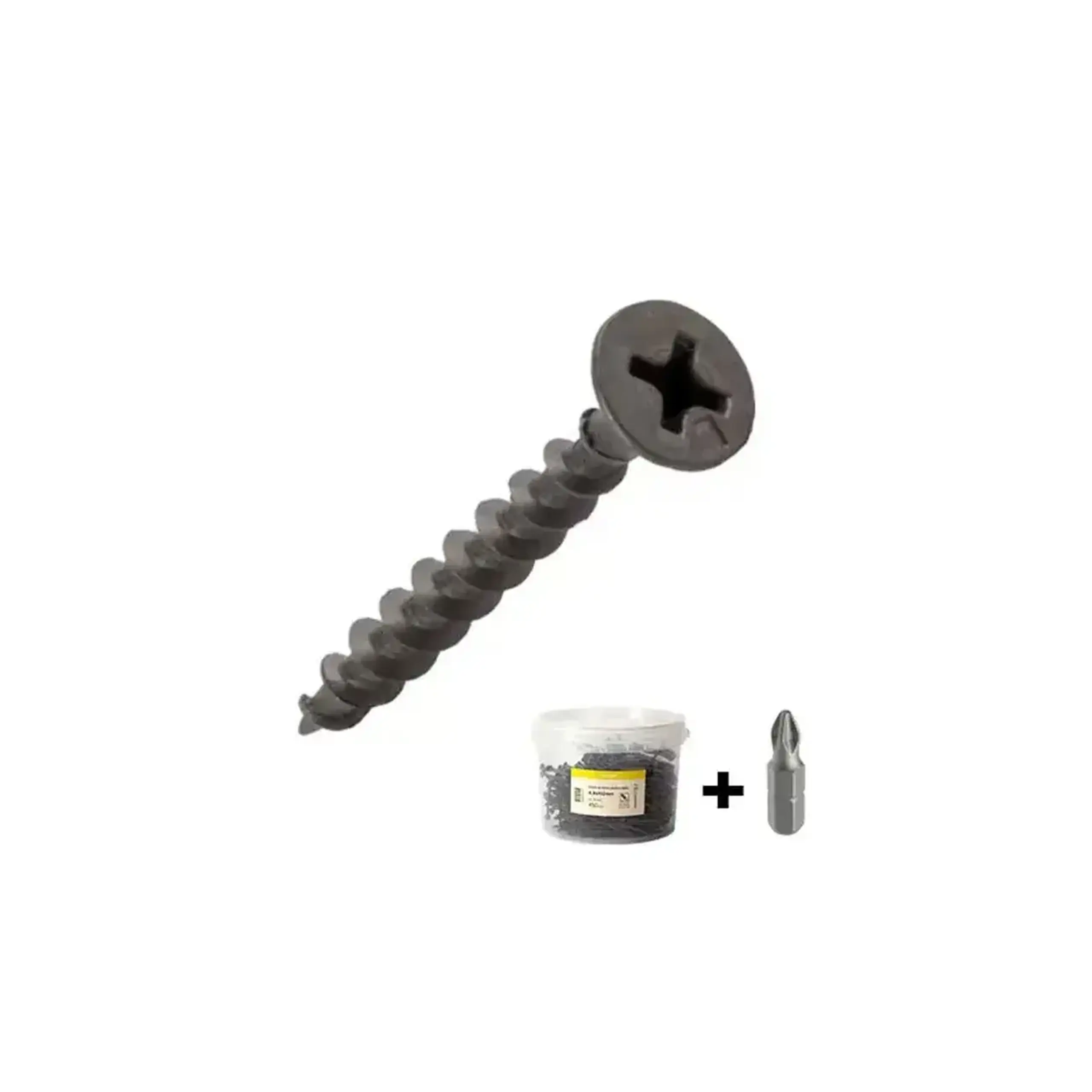 Set șuruburi autofiletante pentru lemn cu bit 4.2 * 70 mm 800 buc. PROFMET