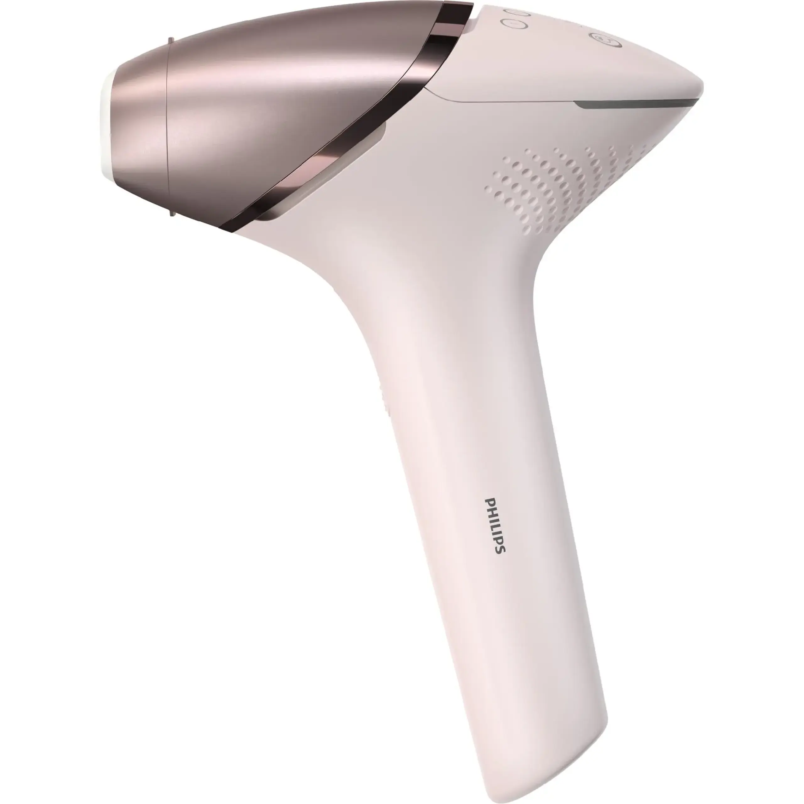 Epilator IPL Philips Lumea Seria 9000 BRI958/00, Senzor Smartskin, tehnologie SenseIQ, utilizare cu sau fara fir, 450.000 impusuri, accesoriu fata, corp, axila si inghinal, Rose Gold
