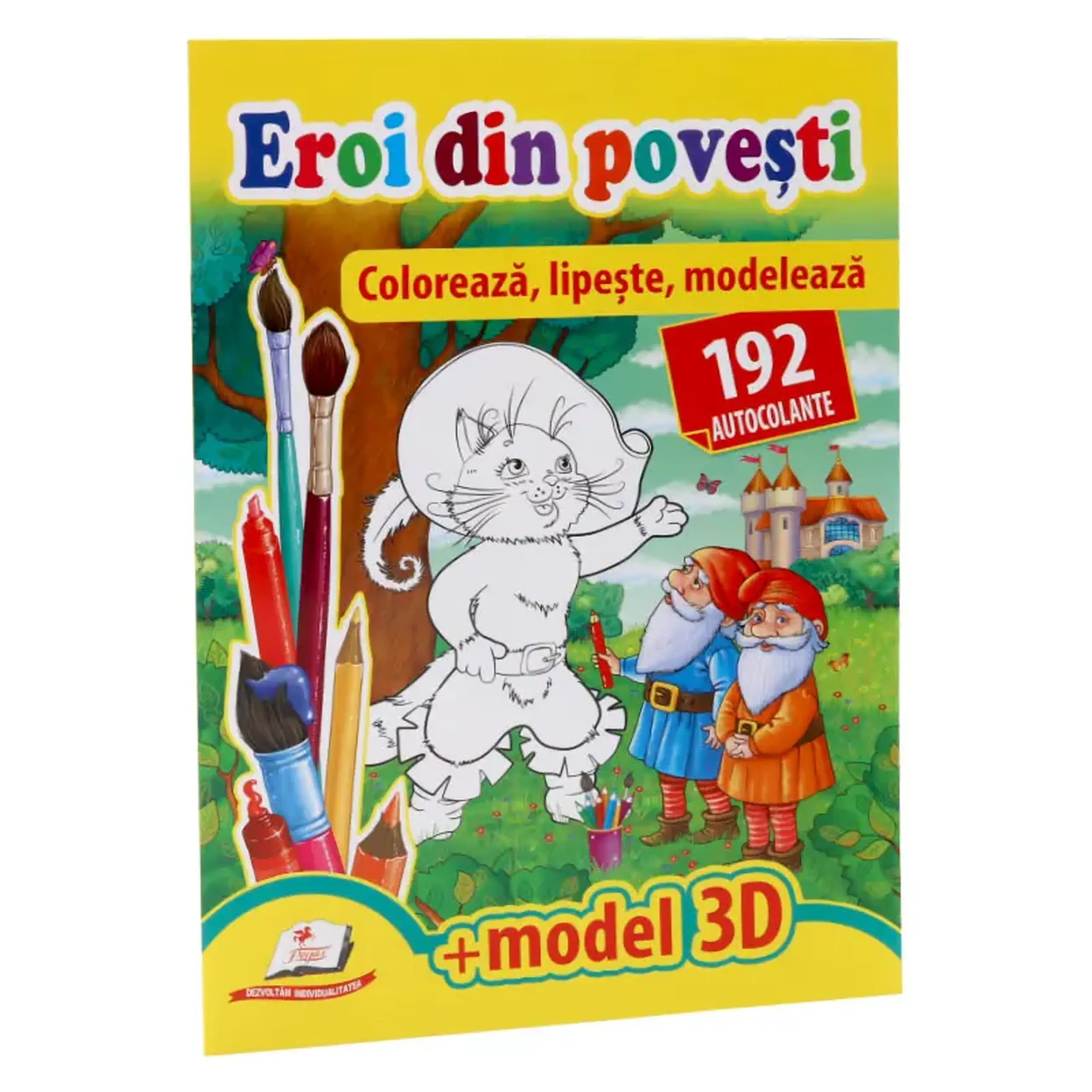 Coloreaza,lipeste-Eroi din povesti