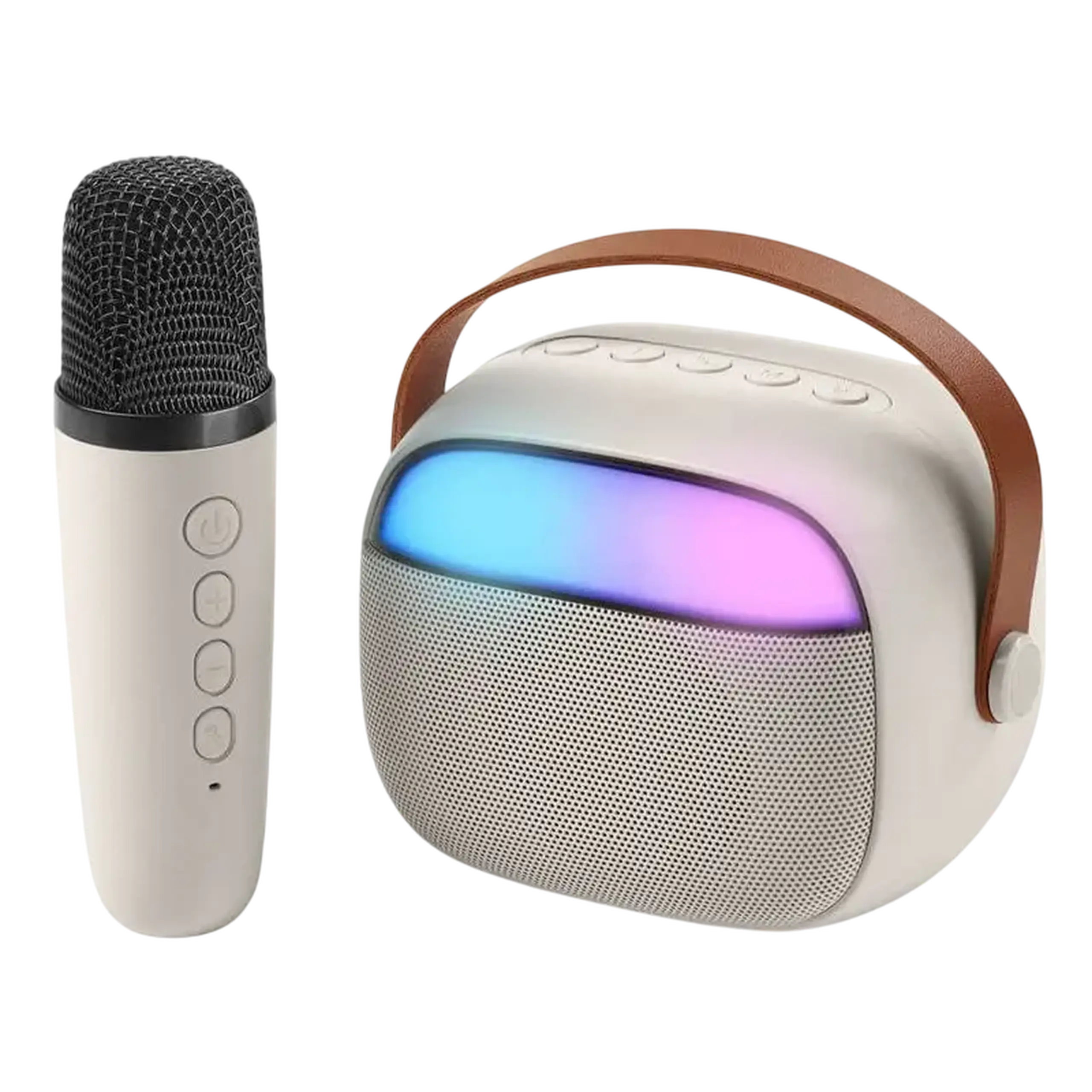 Difuzor Bluetooth Cellularline Karaoke Mini, Alb