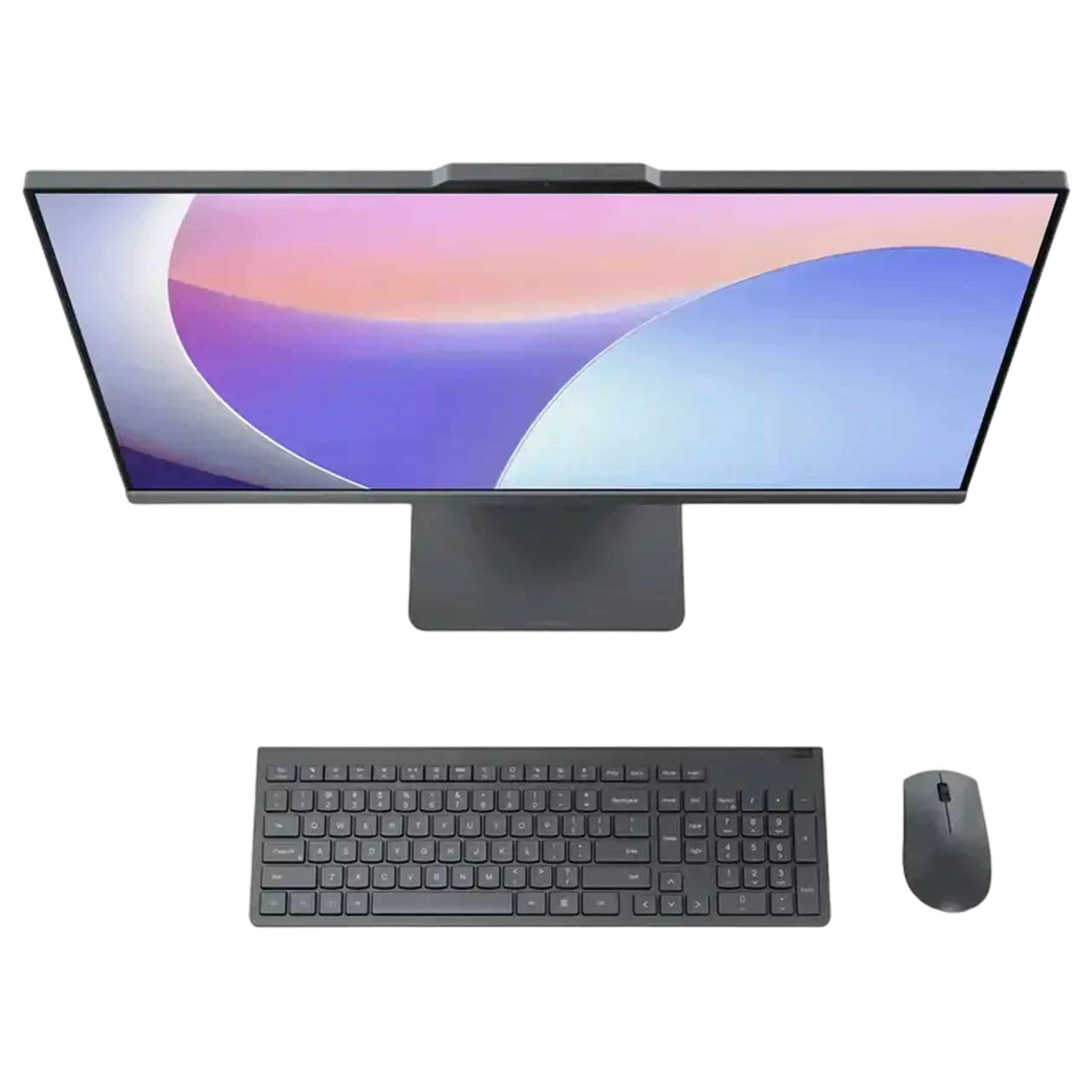 Computer All-in-One Lenovo IdeaCentre 27ARR9, 27", AMD Ryzen 5 7533HS, 8GB/512GB, Fără SO, Luna Grey