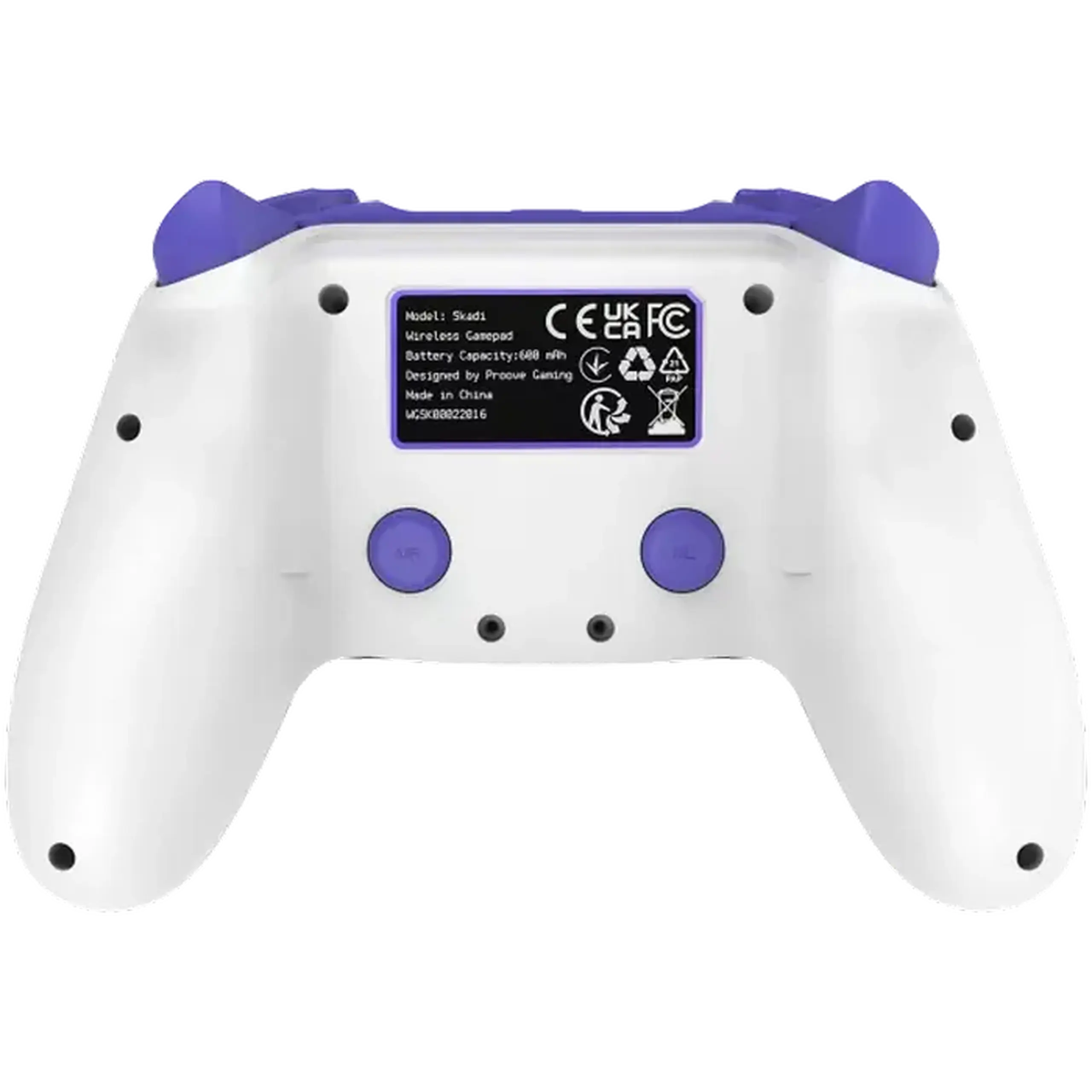 Gamepad Wireless Proove Skadi White/Purple