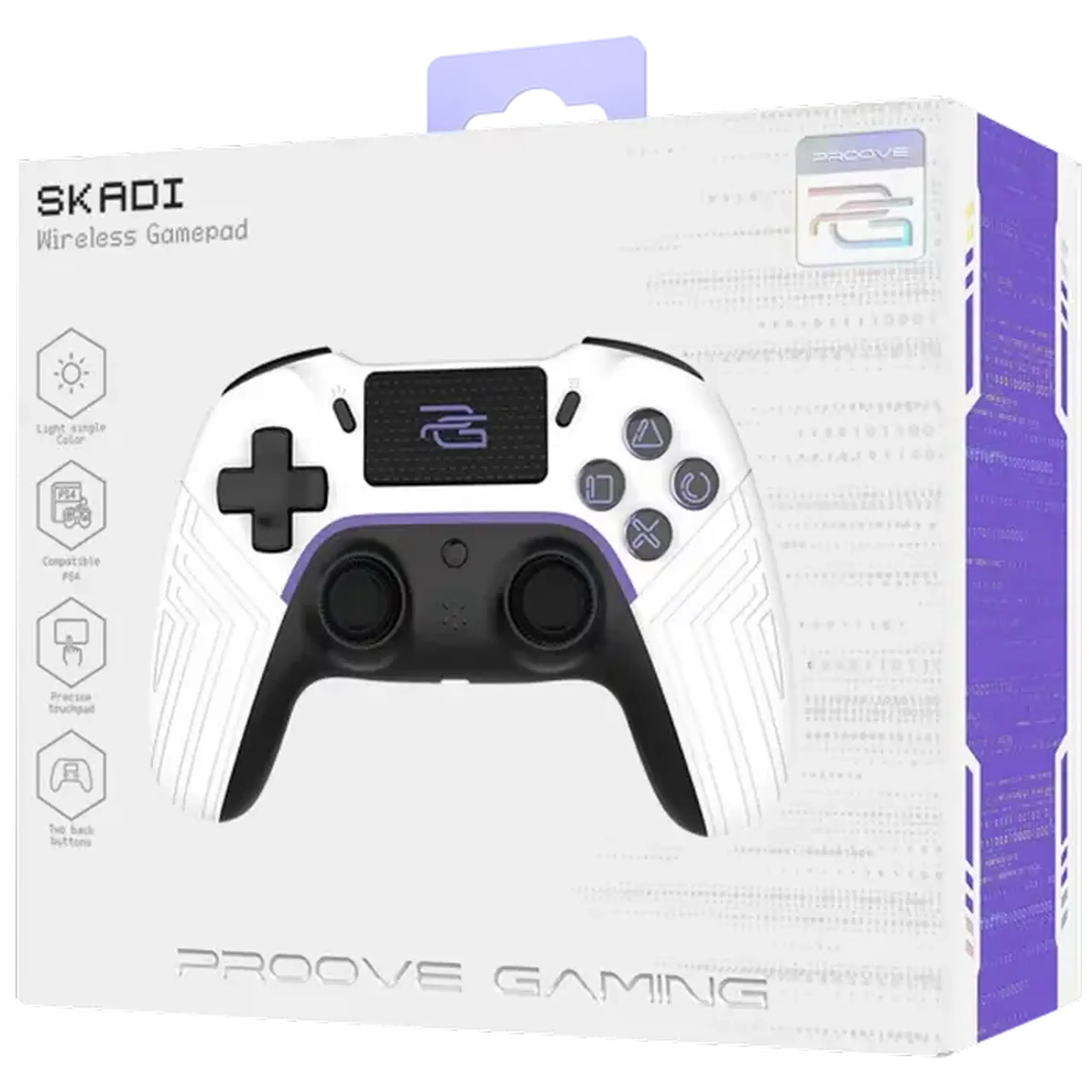 Gamepad Wireless Proove Skadi White
